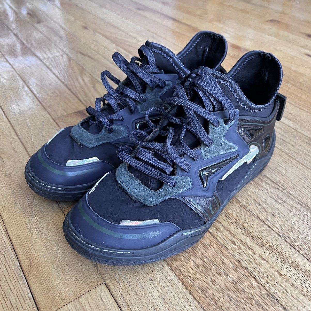 Lanvin Lanvin Neoprene Printed Low Top Size 7 (Men’s US8) Size US 8 / EU 41 - 1 Thumbnail