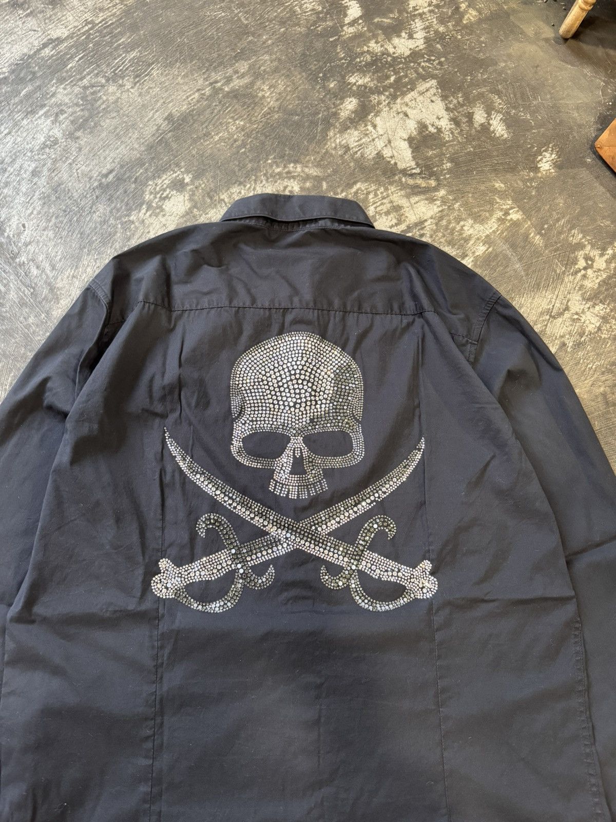 Japanese Brand PIRATE SKULL & CROSSBONES LIKE JAPANESE STYLE LONGSHIRT Size US L / EU 52-54 / 3 - 2 Thumbnail