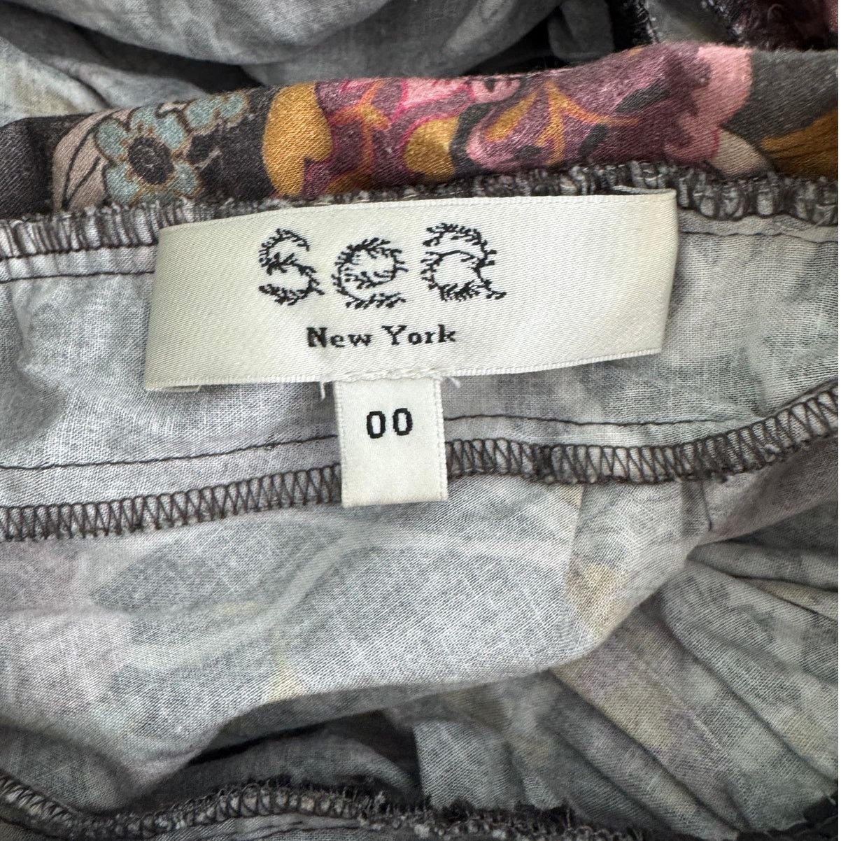 Sea New York Sea New York Tess Cotton Midi Dress Black Floral size 00 XS Size XXS / US 00 / IT 34 - 11 Thumbnail