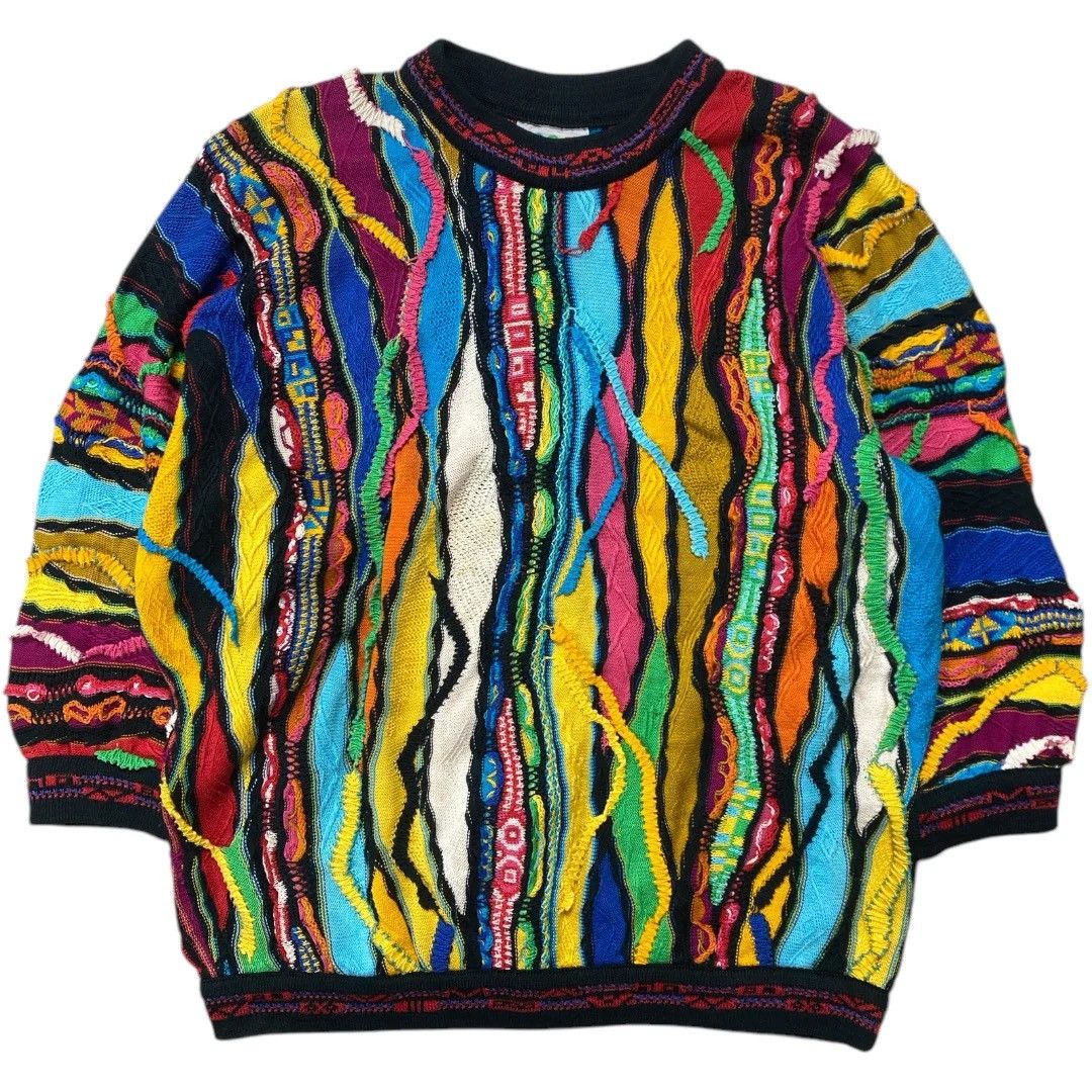 Coogi × Vintage Vintage 90s Coogi 3D Knitwear Sweater(Half sleeves) Size US M / EU 48-50 / 2 - 2 Thumbnail