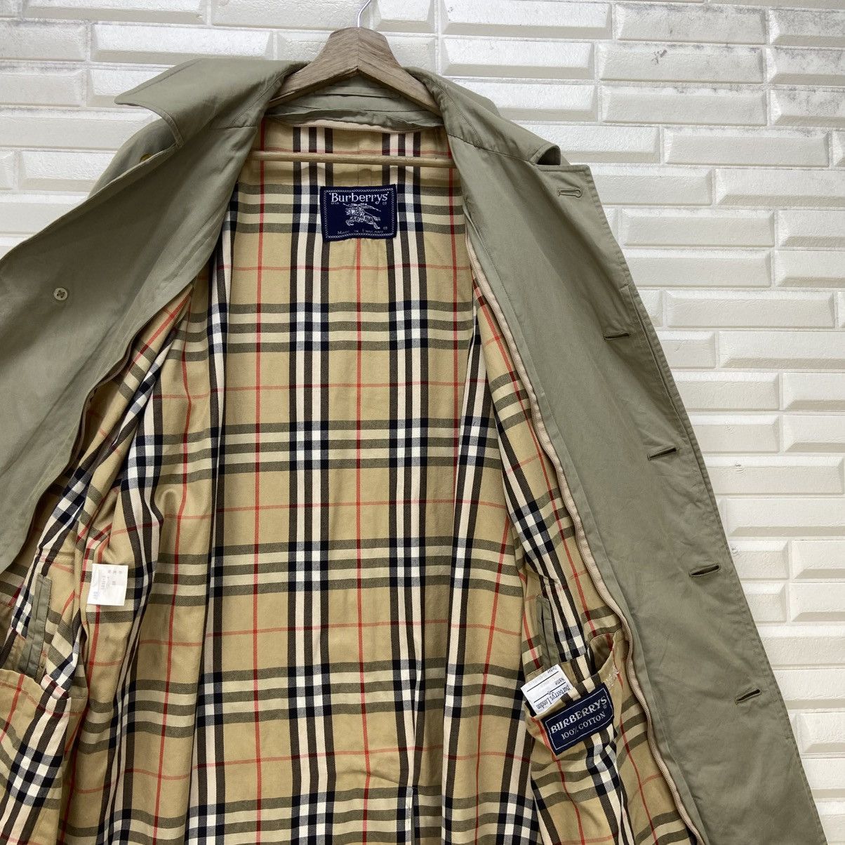 Burberry Prorsum Burberry’s Prorsum Made in England Nova Check Trench Coat Size US M / EU 48-50 / 2 - 12 Thumbnail
