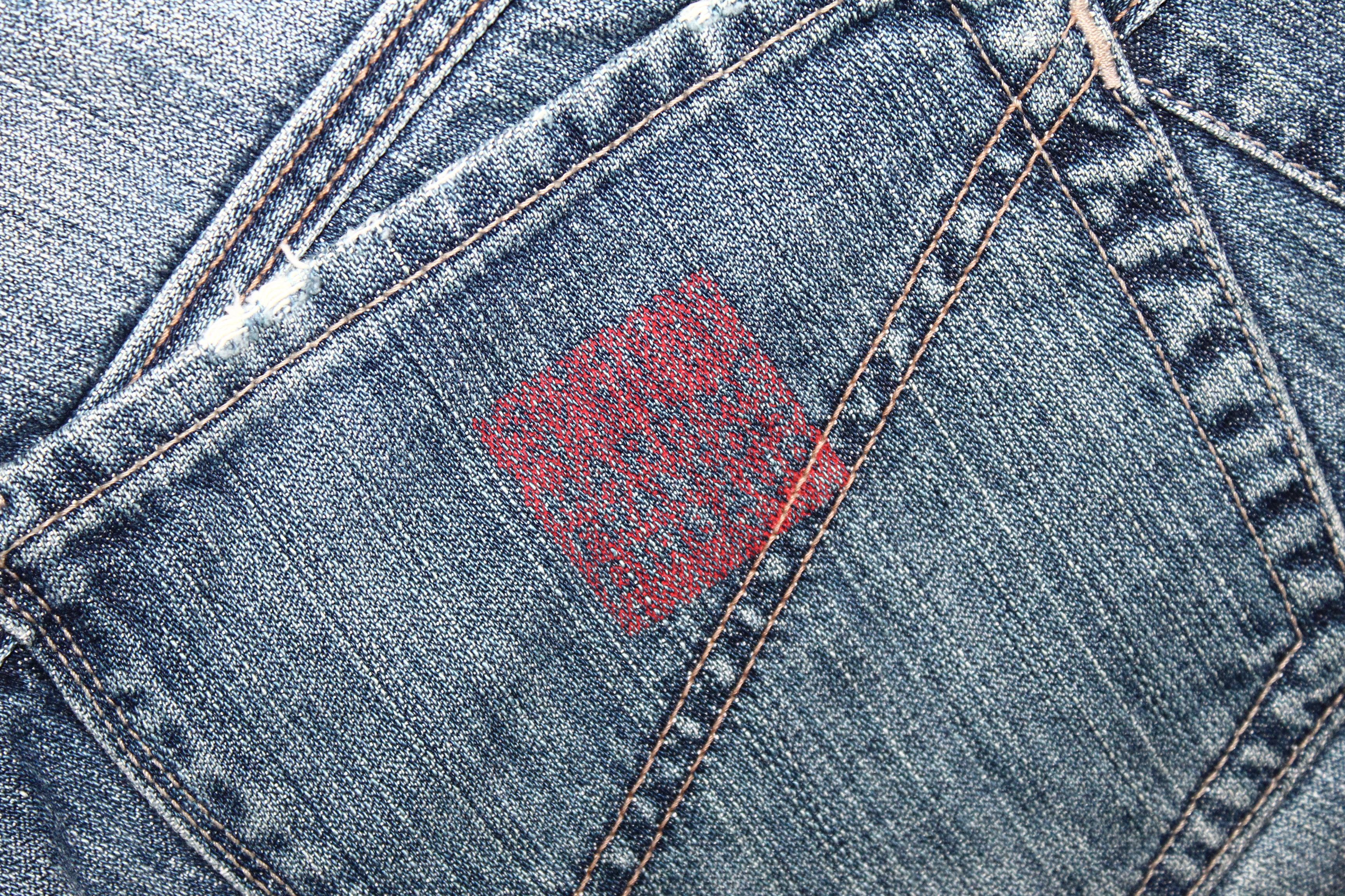 Marithe + Francois Girbaud VTG Marithe Francois Girbaud Blue Faded Denim Baggy Jeans Size US 34 / EU 50 - 9 Thumbnail
