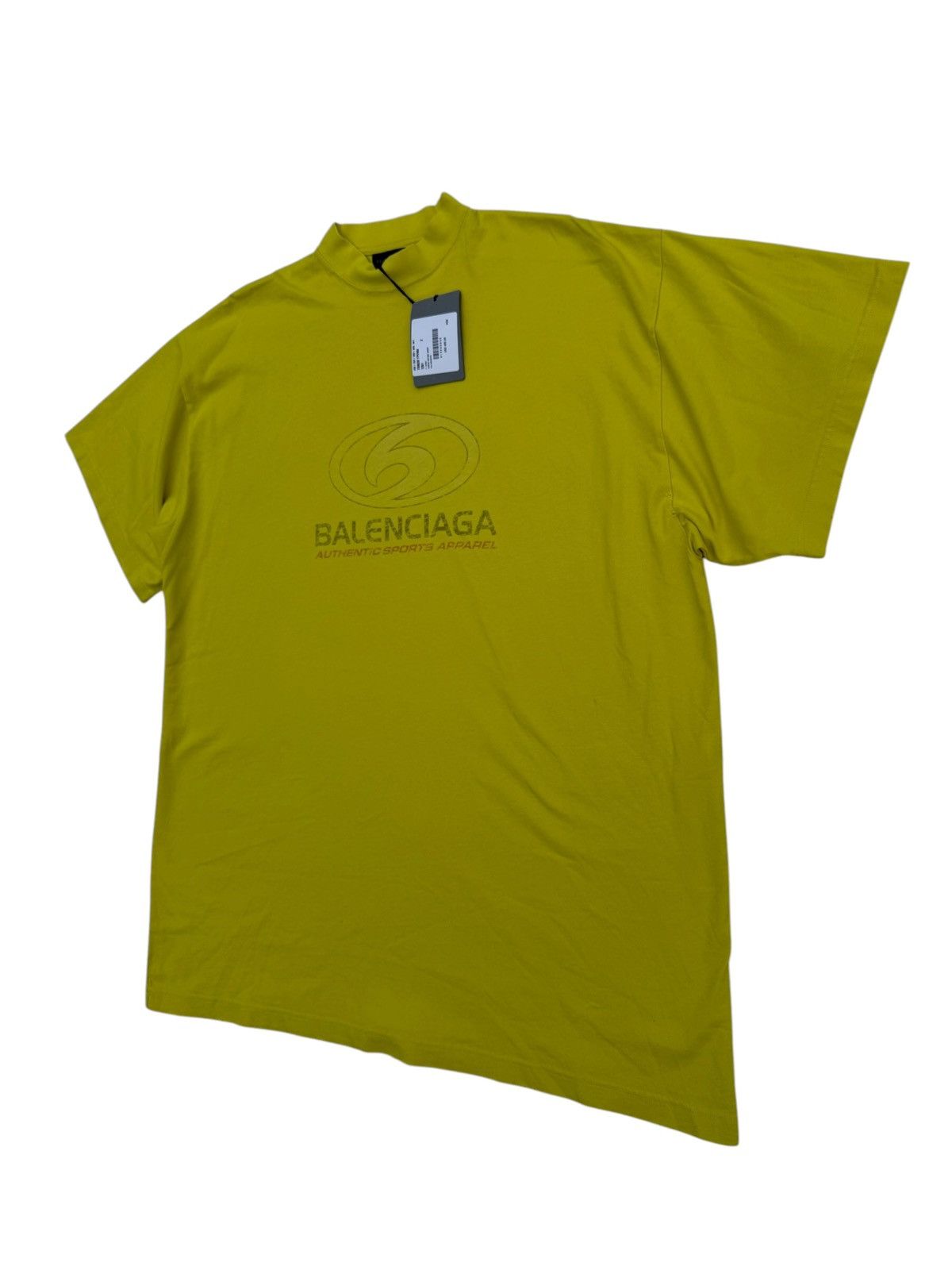 Balenciaga Balenciaga surfer yellow t shirt Size US XL / EU 56 / 4 - 4 Thumbnail