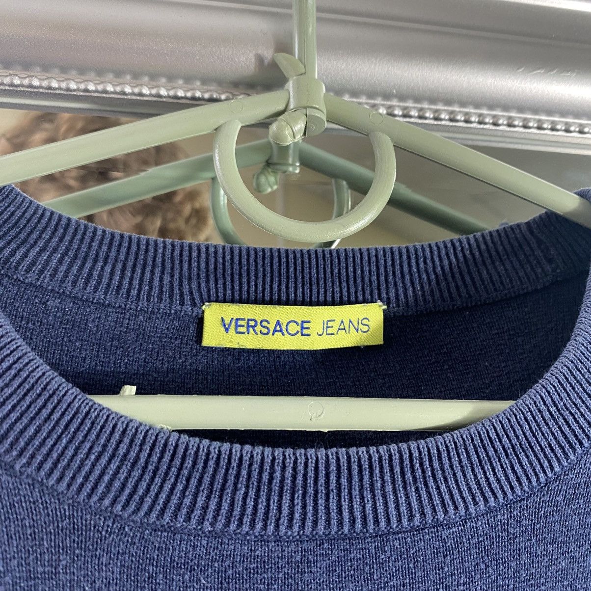 Versace Versace Sweatshirt vintage navy Size US L / EU 52-54 / 3 - 4 Thumbnail