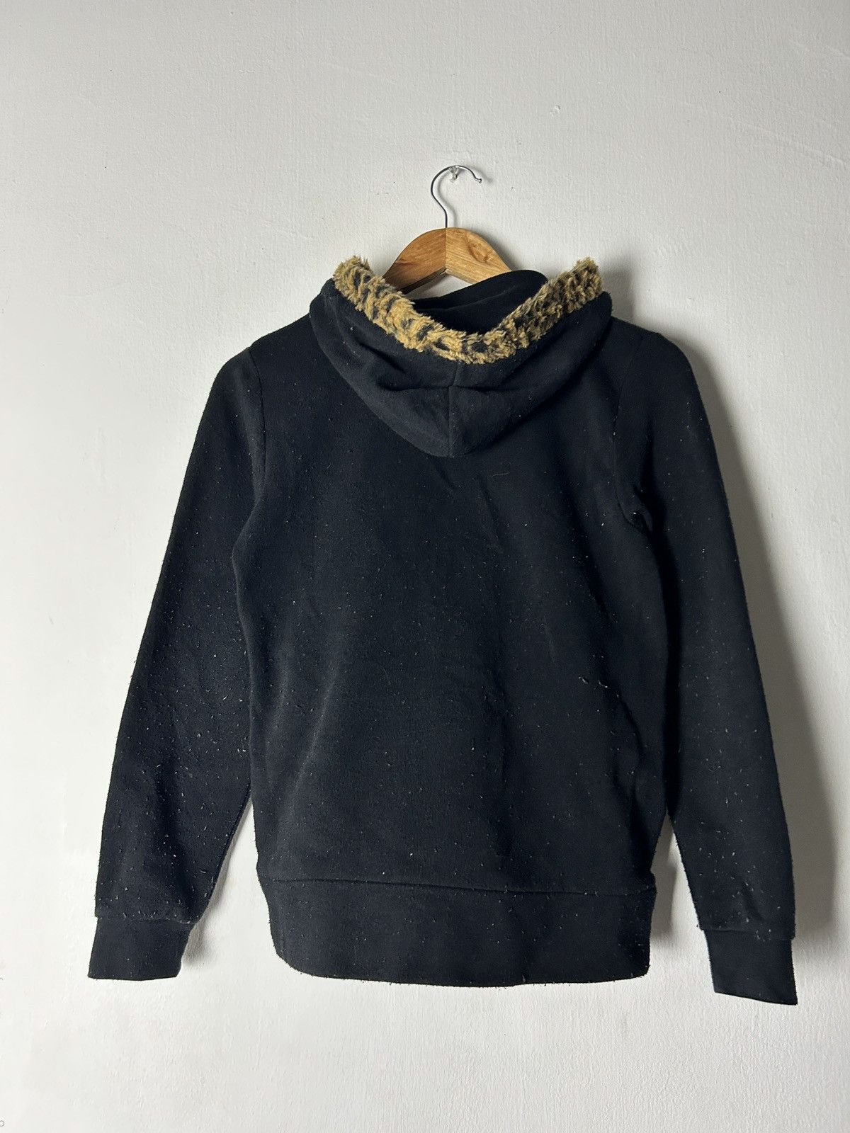If Six Was Nine Japanese brand Cherry Black ROCK leopard zipper fur hoodie Size XXS / US 00 / IT 34 - 5 Thumbnail