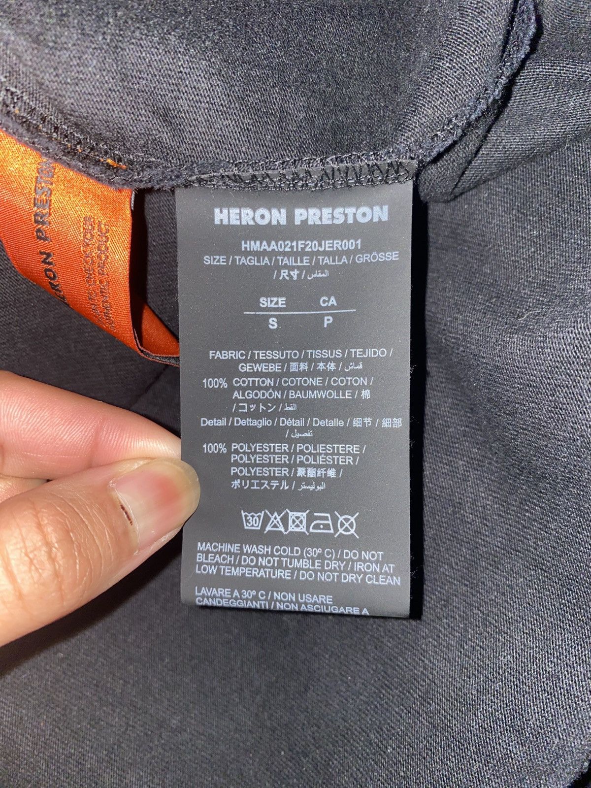Heron Preston Heron Preston Black T-Shirt Size US S / EU 44-46 / 1 - 6 Thumbnail