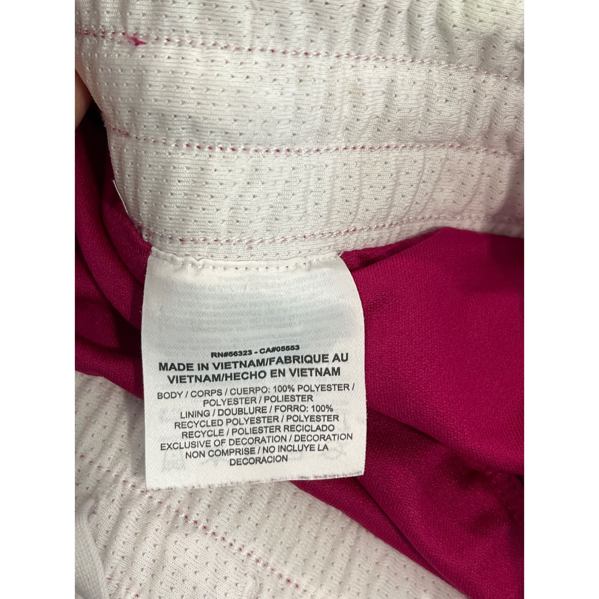 Nike Nike Dri-Fit Womens Running Shorts XS Magenta W/ Neon Accent Size 32" / US 10 / IT 46 - 4 Thumbnail