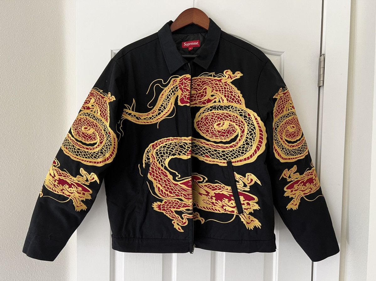 Supreme Dragon Work Jacket FW18 | Grailed