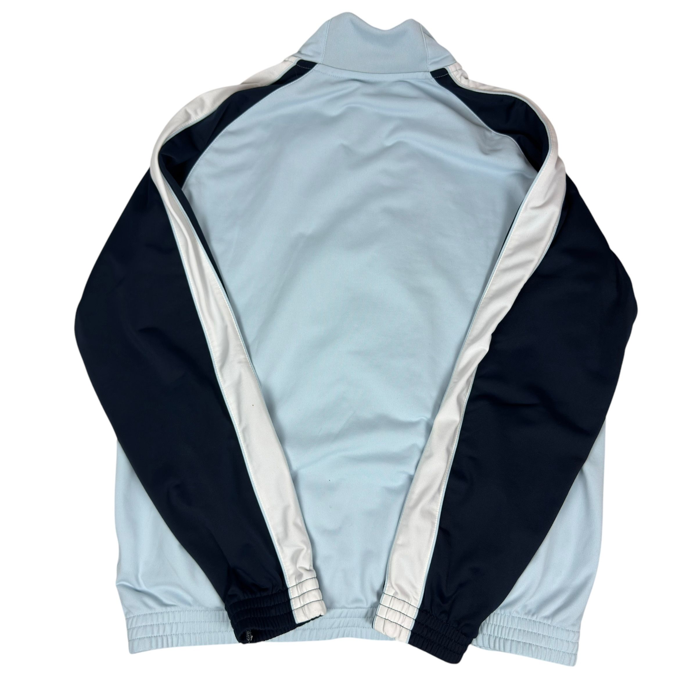 Nike × Vintage Nike Sportswear Men's Blue Black Spellout Full Zip Jacket XL Size US XL / EU 56 / 4 - 7 Thumbnail