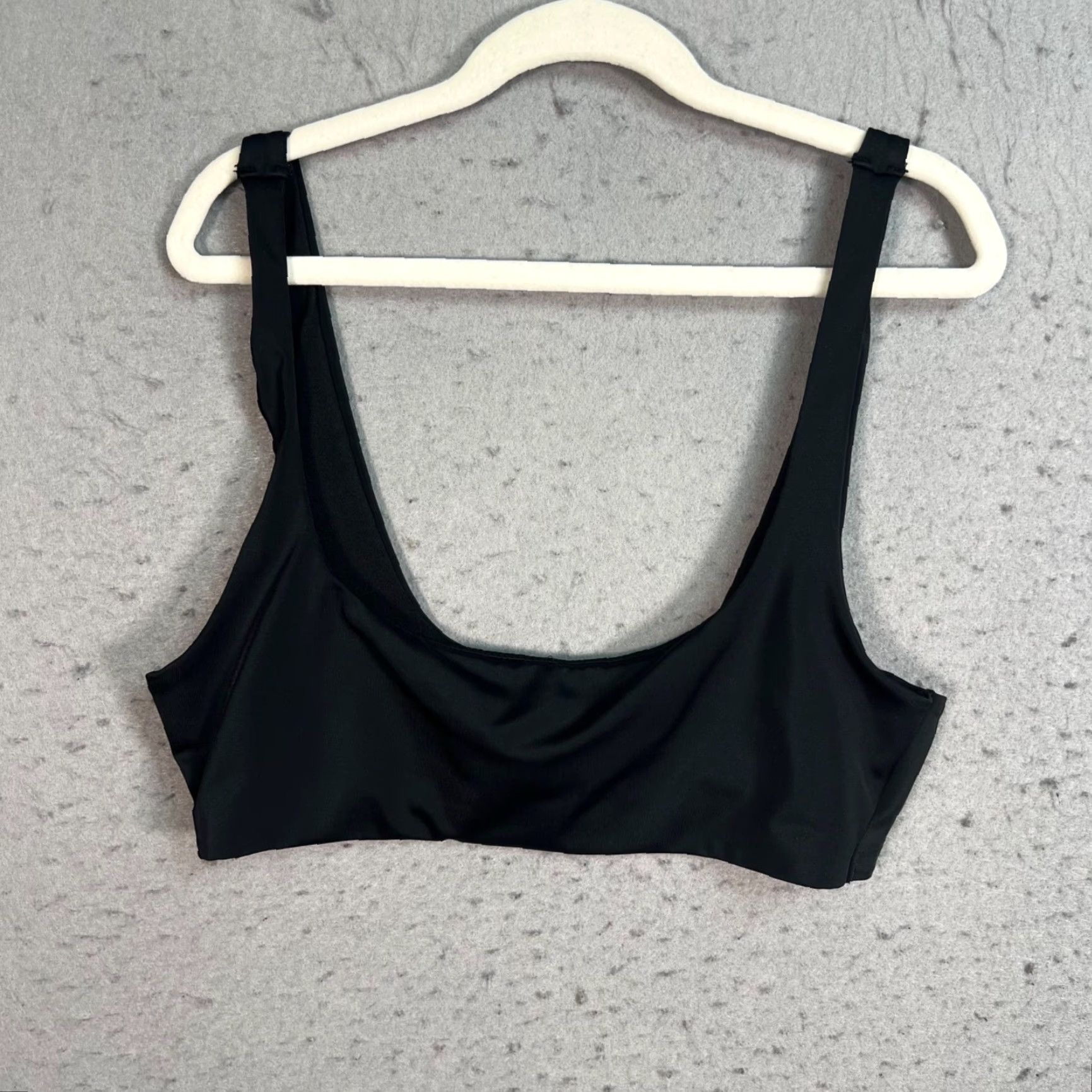 Weekday Weekday Bikini Top Womens Small Black Polyamide Elastane Blend Sand Texture Solid Shirt Bikini Top Womens Small Black Polyamide Elastane Blend Size S / US 4 / IT 40 - 2 Thumbnail