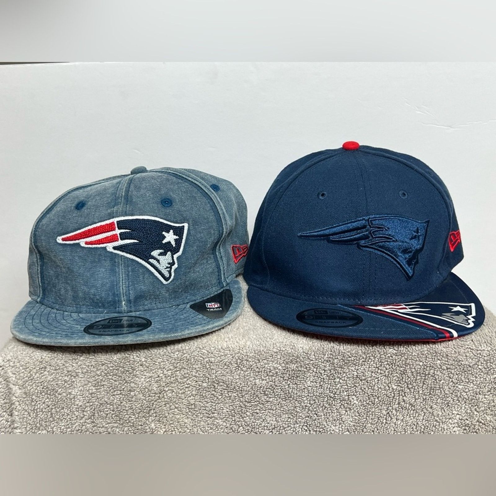 New Era New Era 9fifty New England Patriots SnapBack Hat Denim LOT Size ONE SIZE - 1 Thumbnail