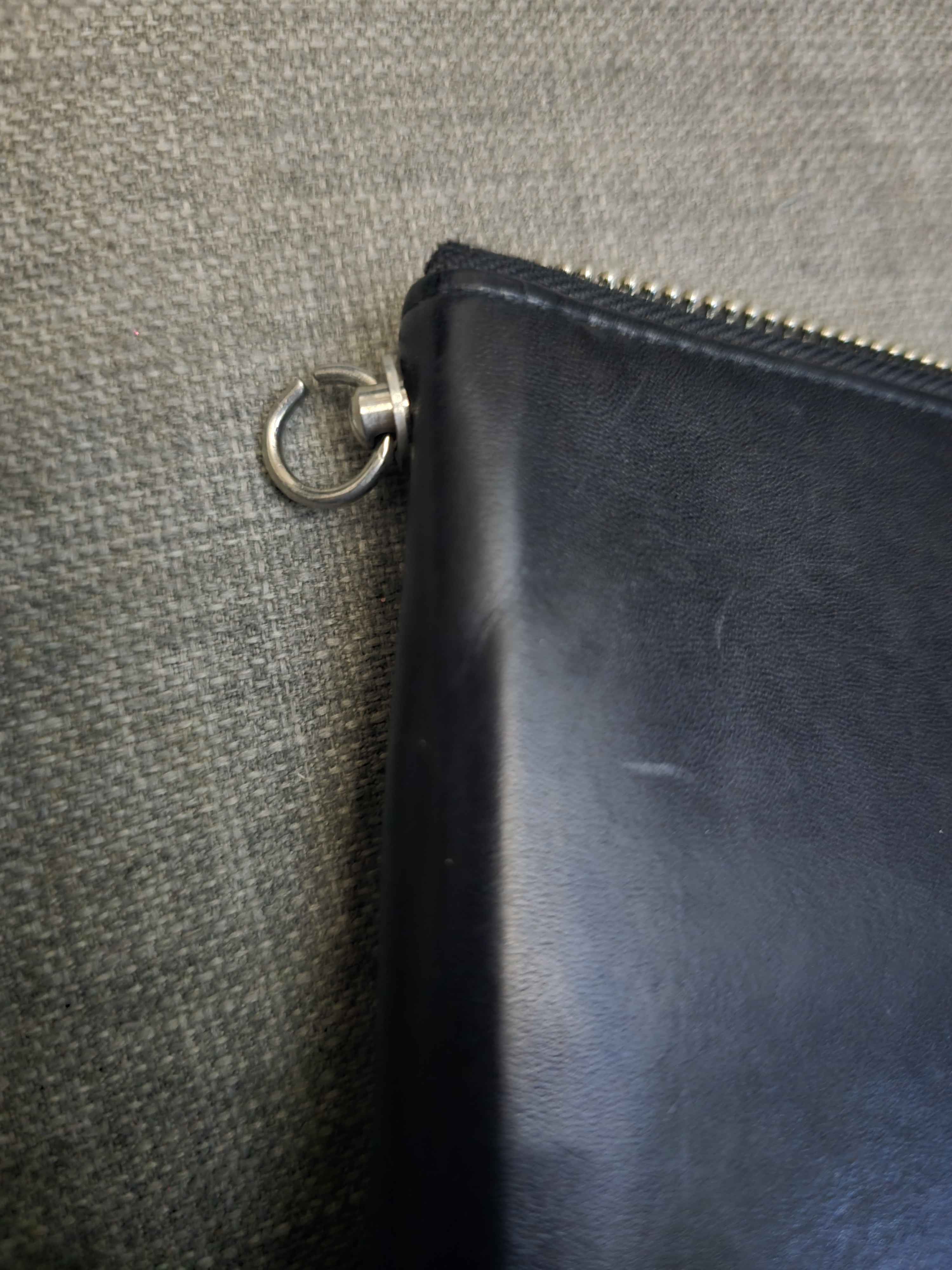Yohji Yamamoto Yohji Yamamoto Zip leather wallet clutch Size ONE SIZE - 8 Thumbnail