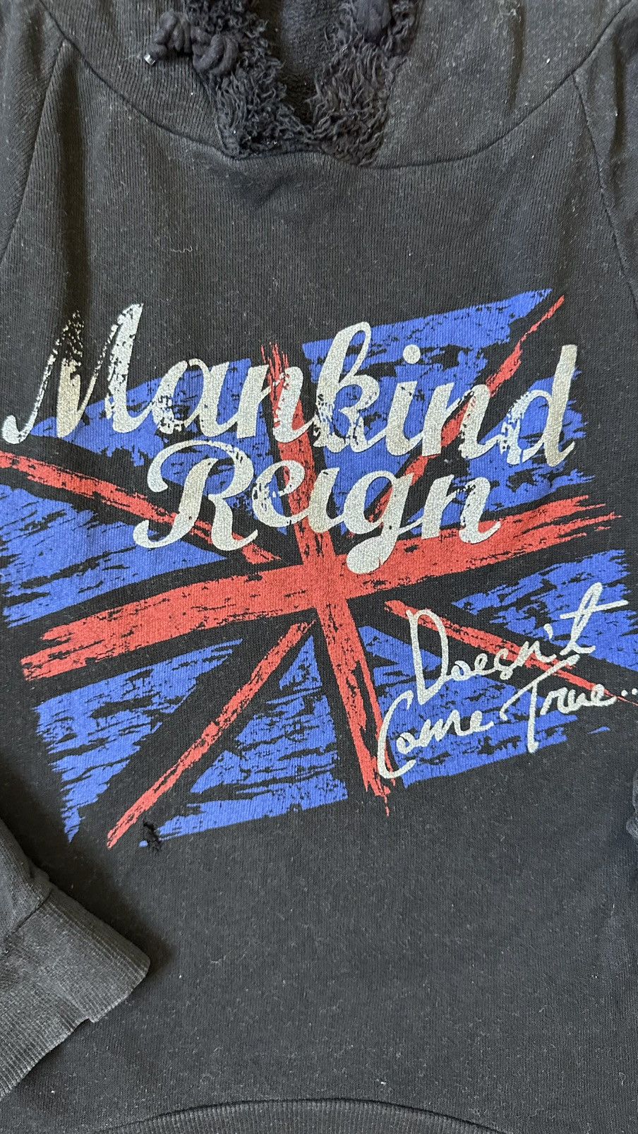 Japanese Brand VINTAGE SHINY RIPPLE MANKIND HOODIE Size US S / EU 44-46 / 1 - 2 Thumbnail