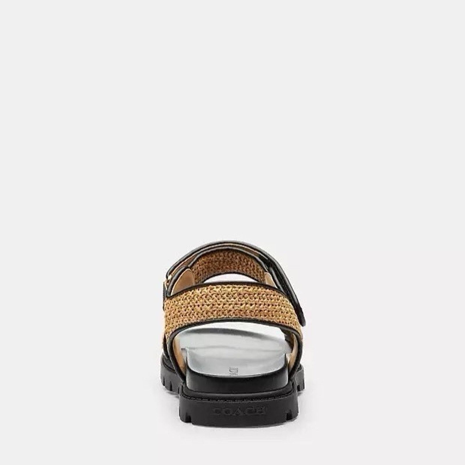 Coach NEW COACH Women's Sport Sandal Toast/Black CBB92 US 6.5 Size US 6.5 / IT 36.5 - 8 Thumbnail