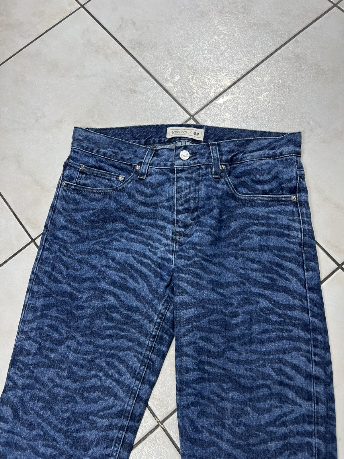 Kenzo Kenzo x H&M tiger animal full print jeans pants patterned Size US 29 - 3 Thumbnail