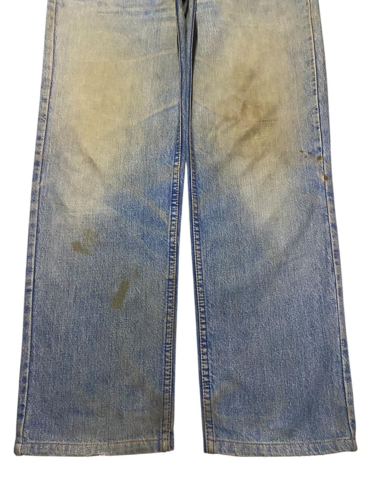 Levi's Vintage Levis 502 80s Mud Wash Distressed Loose Jeans Size US 33 - 5 Thumbnail