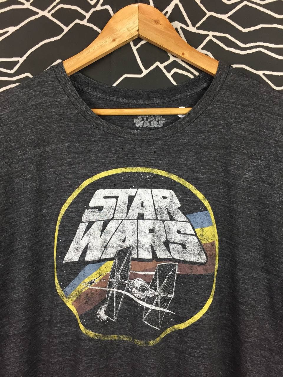 Star Wars × Vintage Star Wars Movie TIE Fighter Logo Triblend Tee Size US L / EU 52-54 / 3 - 3 Thumbnail
