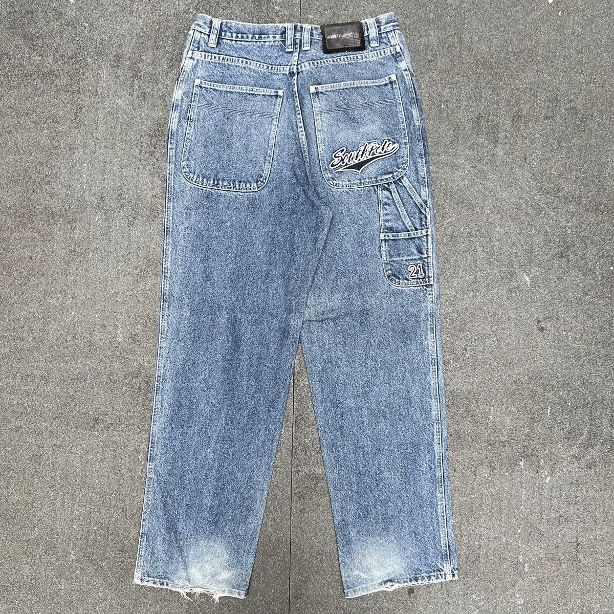Southpole × Vintage Vintage South Pole Spell out Baggy Jeans Size US 32 / EU 48 - 1 Thumbnail