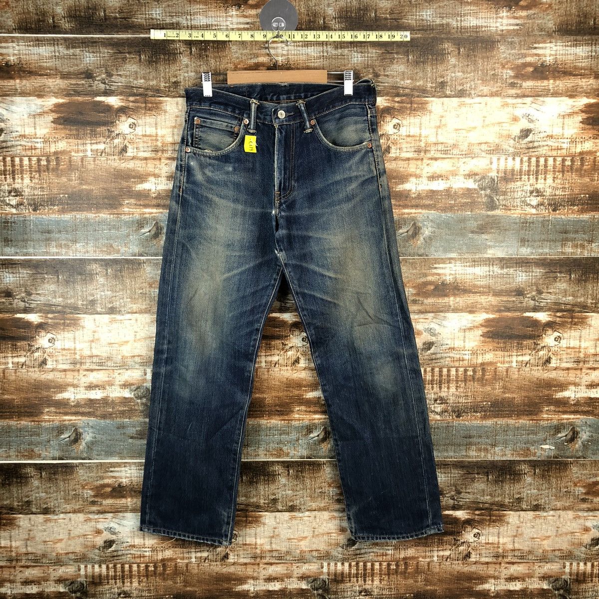 Levi's DL Levis 503 Blue Distressed Denim Pants #C179 Size US 29 - 1 Thumbnail