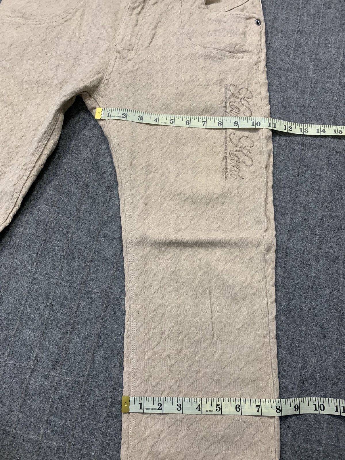Karl Kani Karl Kani Houndstooth Design Embroidery Spell Out Denim Pant Size US 32 / EU 48 - 17 Thumbnail