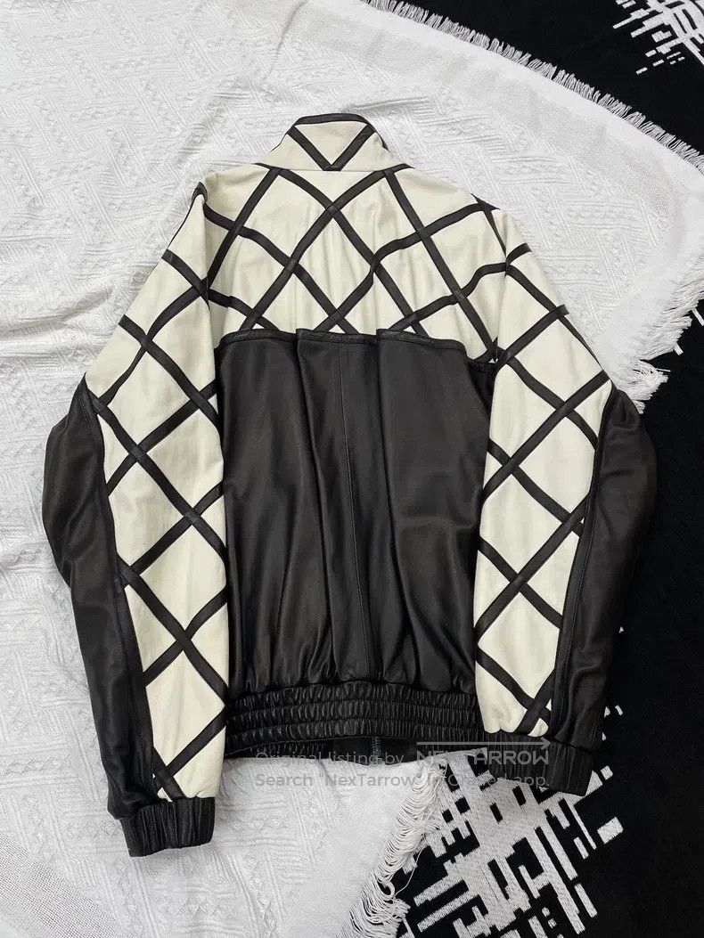 Gucci Gucci Plaid stitching gold thread embroidery double G leat Size US S / EU 44-46 / 1 - 3 Thumbnail