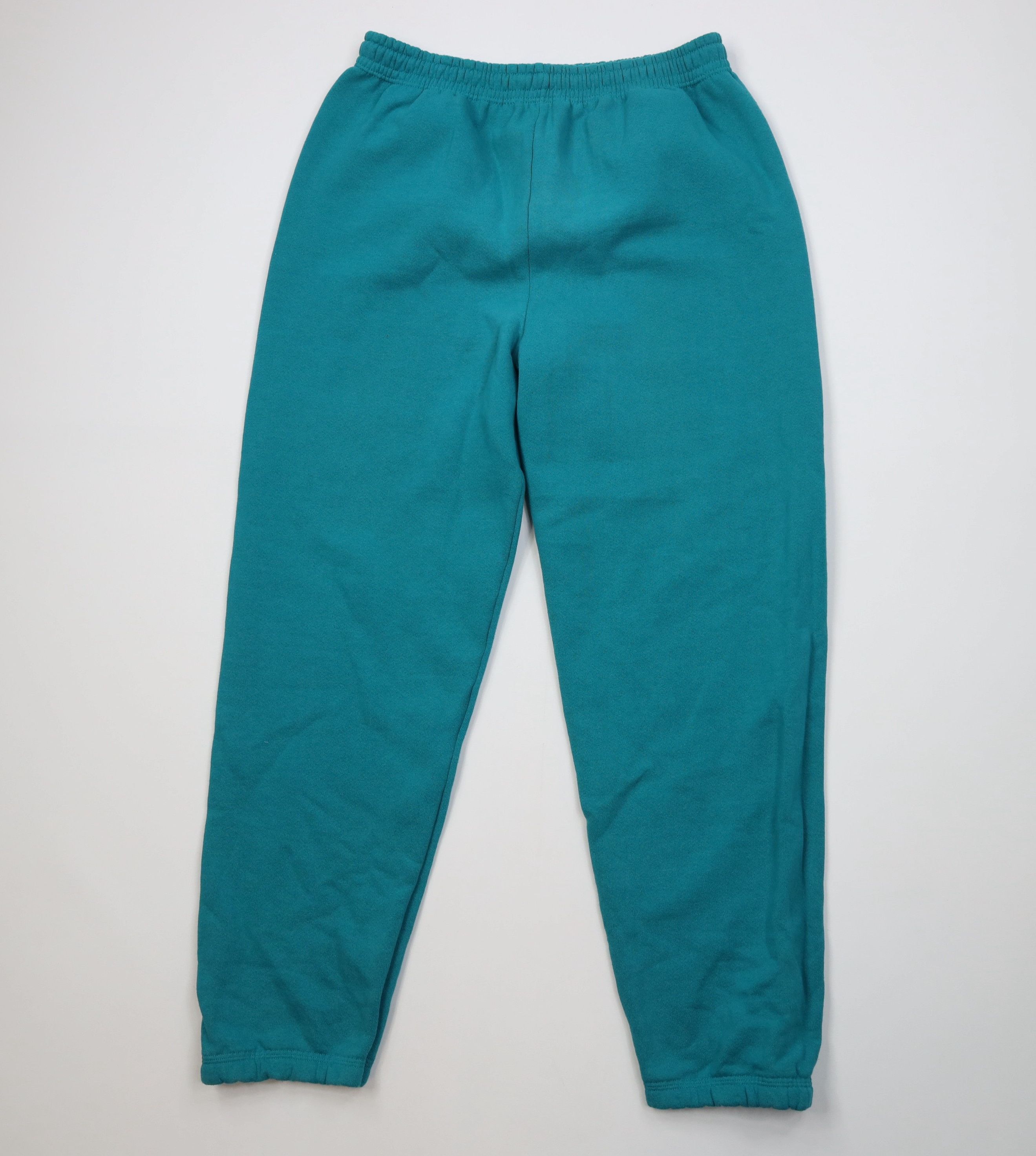 Vintage Vintage 90s Streetwear Sweatpants Joggers Pants Teal USA Size US 36 / EU 52 - 1 Thumbnail
