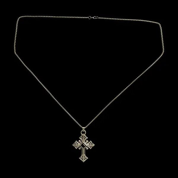 VIBE Cross Pendant Necklace Punk Chain Size ONE SIZE - 3 Thumbnail