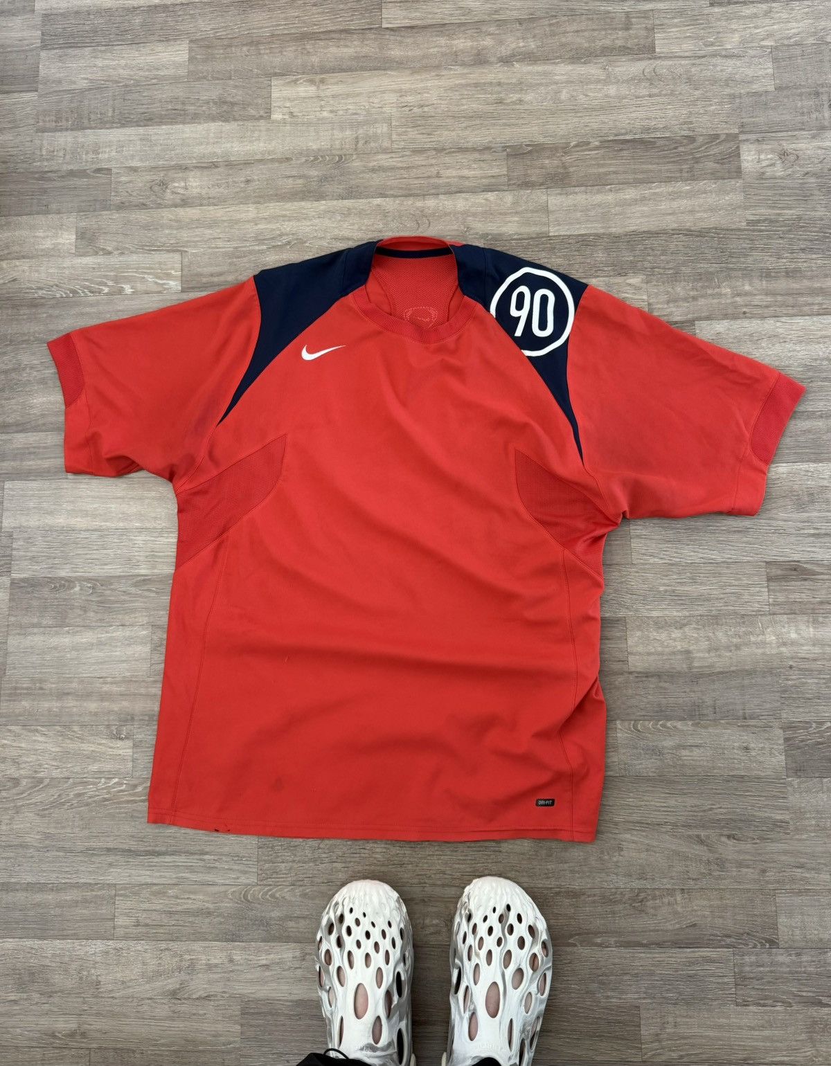 Other Nike T90 Total 90 Soccer Blokecore Hype Y2K Football Jersey Size US XL / EU 56 / 4 - 7 Thumbnail