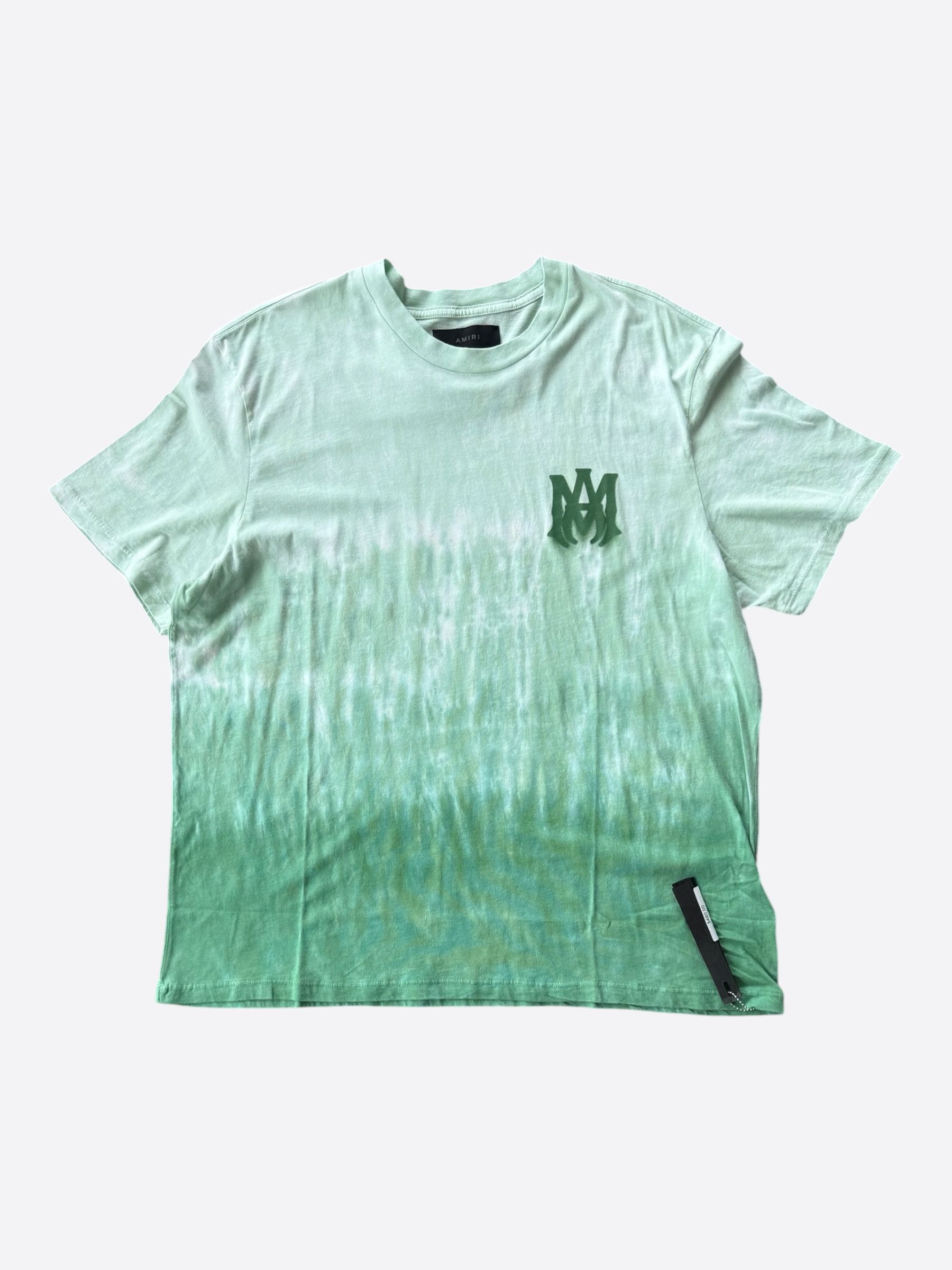 Amiri Amiri Green Tie-Dye MA Core Logo T-Shirt Size US XL / EU 56 / 4 - 1 Thumbnail