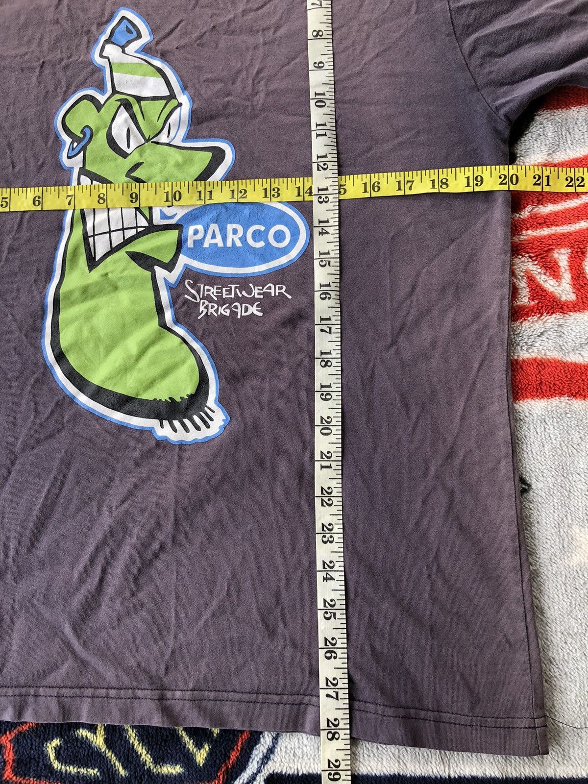 Vintage Vintage Parco Streetwear Brigade Faded Shirt Tee Size US L / EU 52-54 / 3 - 9 Thumbnail