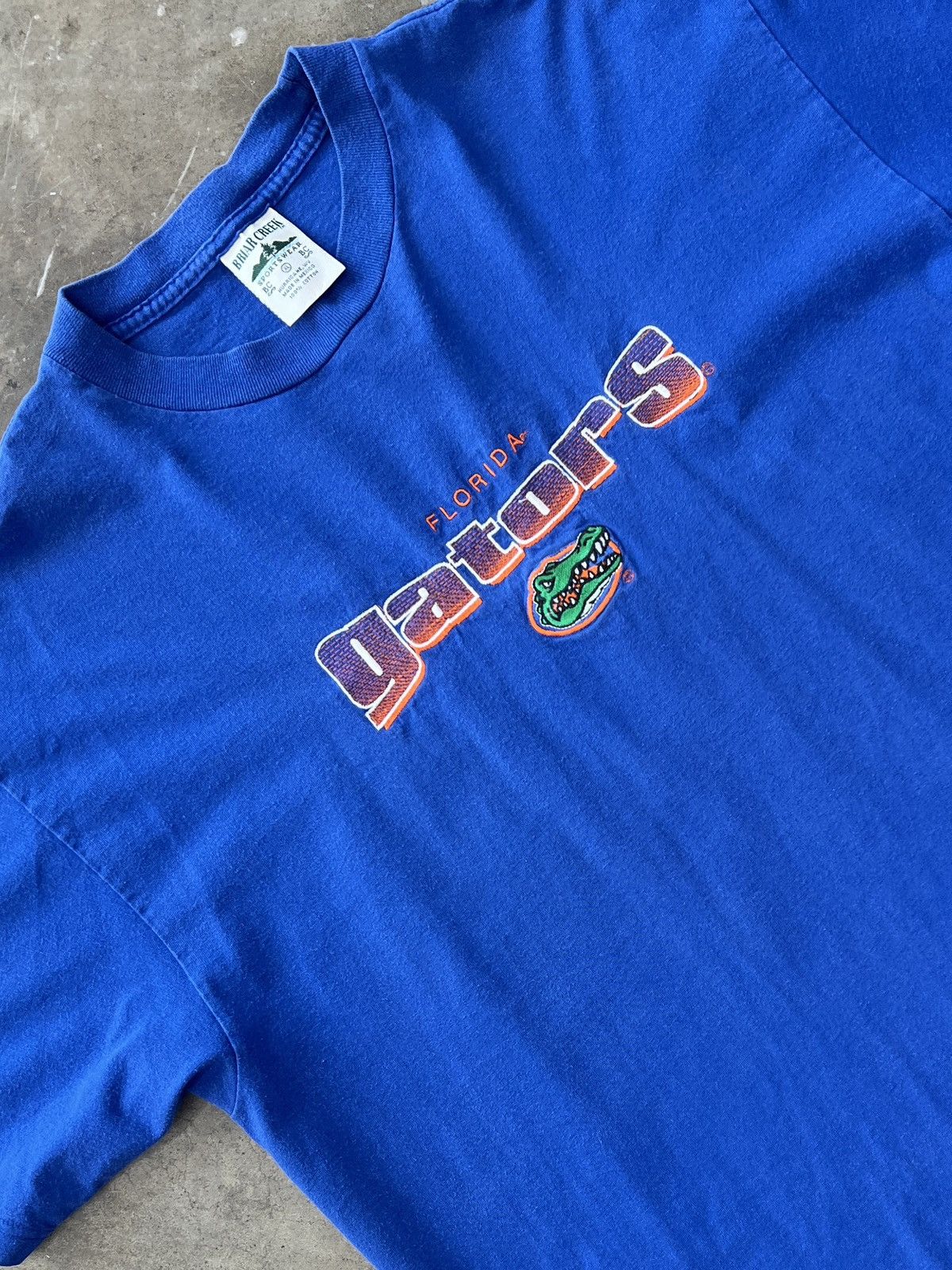 NCAA × Vintage Vintage 90s Florida Gators Embroidered Football Tee XL Size US XL / EU 56 / 4 - 1 Thumbnail