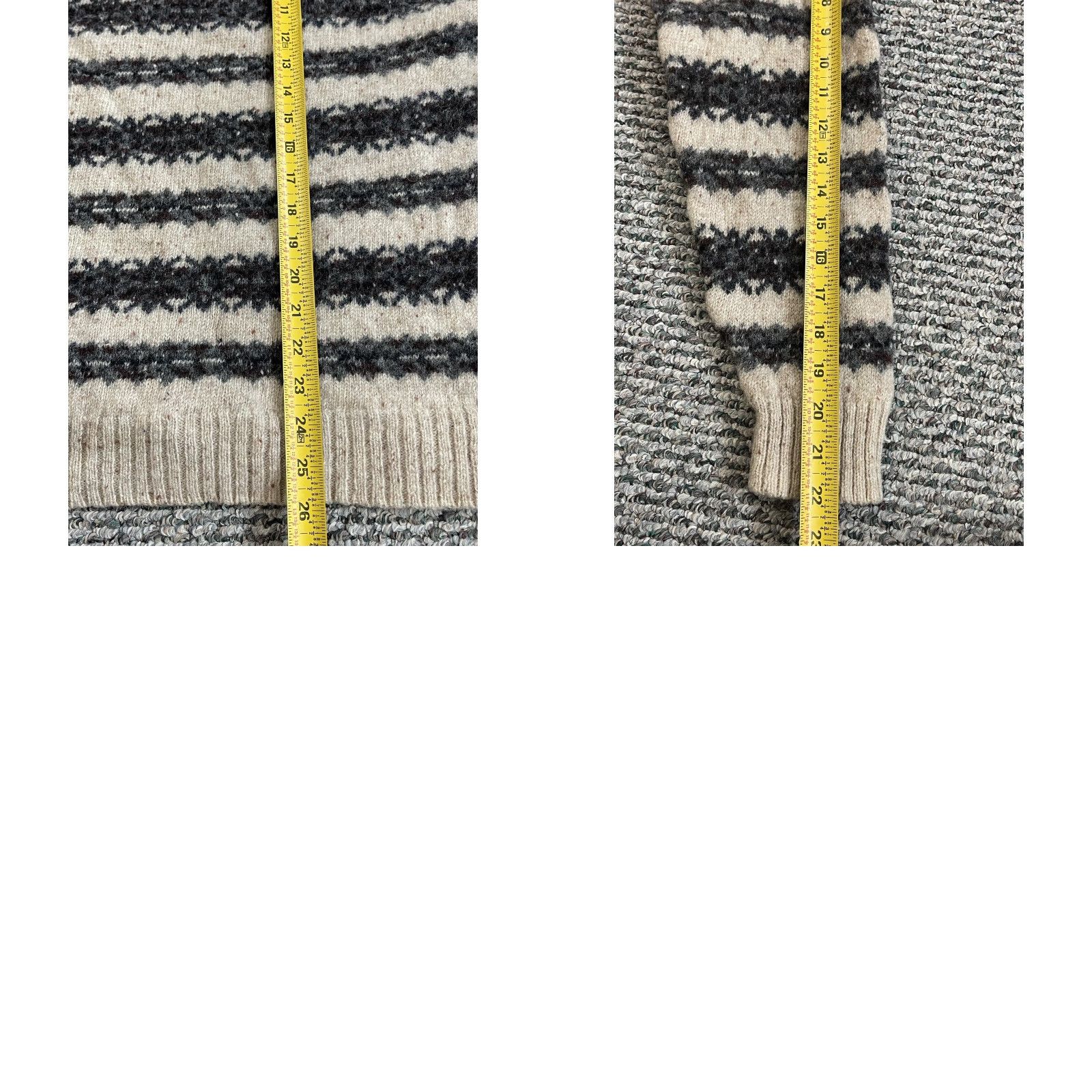 Jantzen VINTAGE Jantzen Sweater Men M Medium Beige Wool Fair Isle Nordic 90s Knit Pullover Size US M / EU 48-50 / 2 - 8 Thumbnail