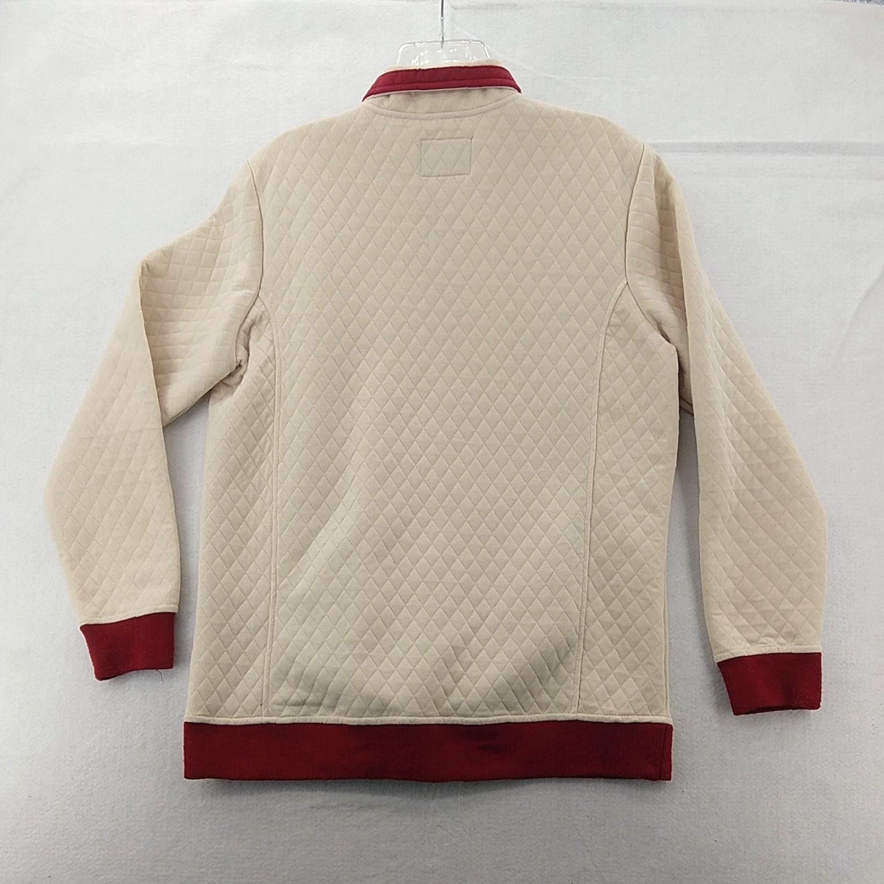 Vintage Simply Southern Quilted 1/4 Snap Jacket Pullover Women's Large Shirt Adult Large Beige Quilted 1/4 Snap Jacket Fall Winter Womens Size L / US 10 / IT 46 - 2 Thumbnail