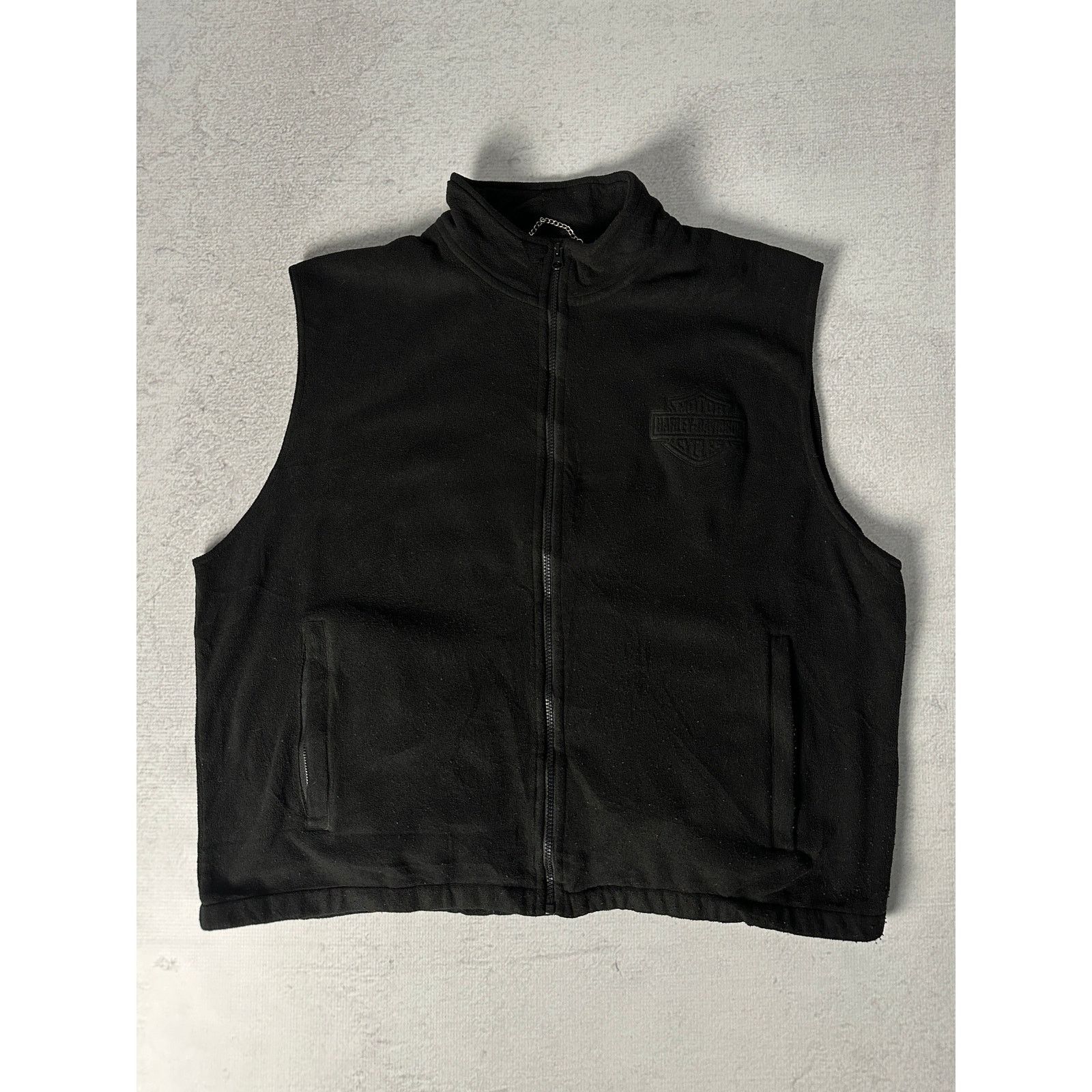 Harley Davidson Vintage Harley Davidson Fleece Vest - Men's 2XL Size US XXL / EU 58 / 5 - 1 Thumbnail