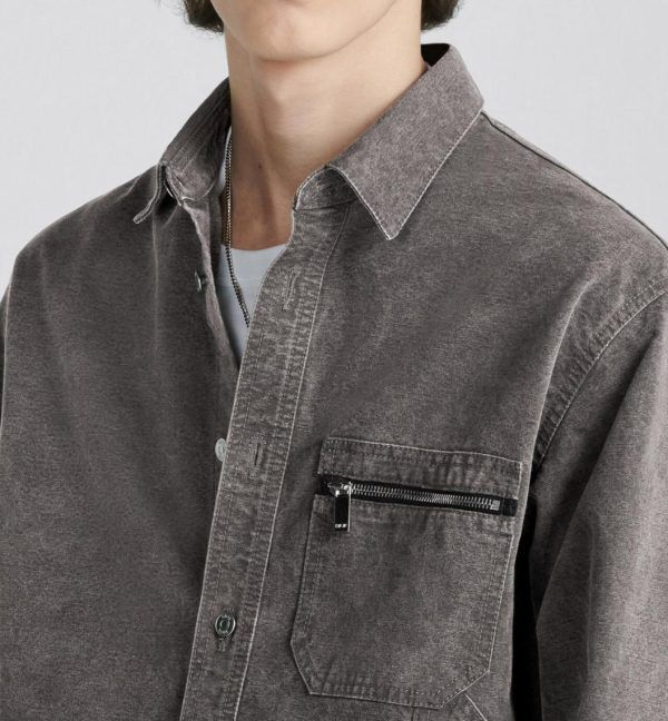 Dior o1w1db11024 Couture Overshirt in Grey Size US XXL / EU 58 / 5 - 6 Thumbnail