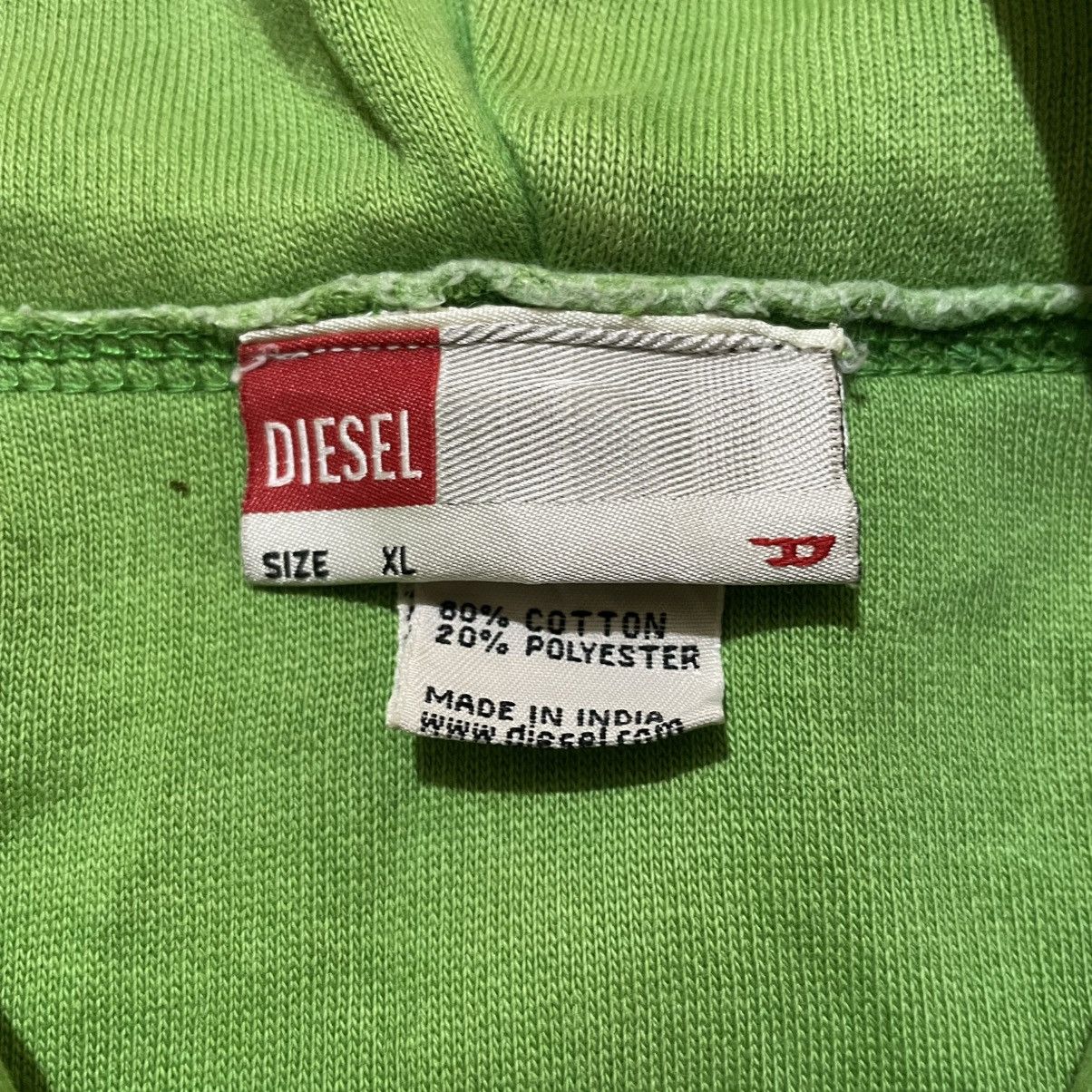 Diesel Vintage Diesel Y2k Grunge Style Distressed Full-Zip Hoodie Size XL / US 12-14 / IT 48-50 - 14 Thumbnail