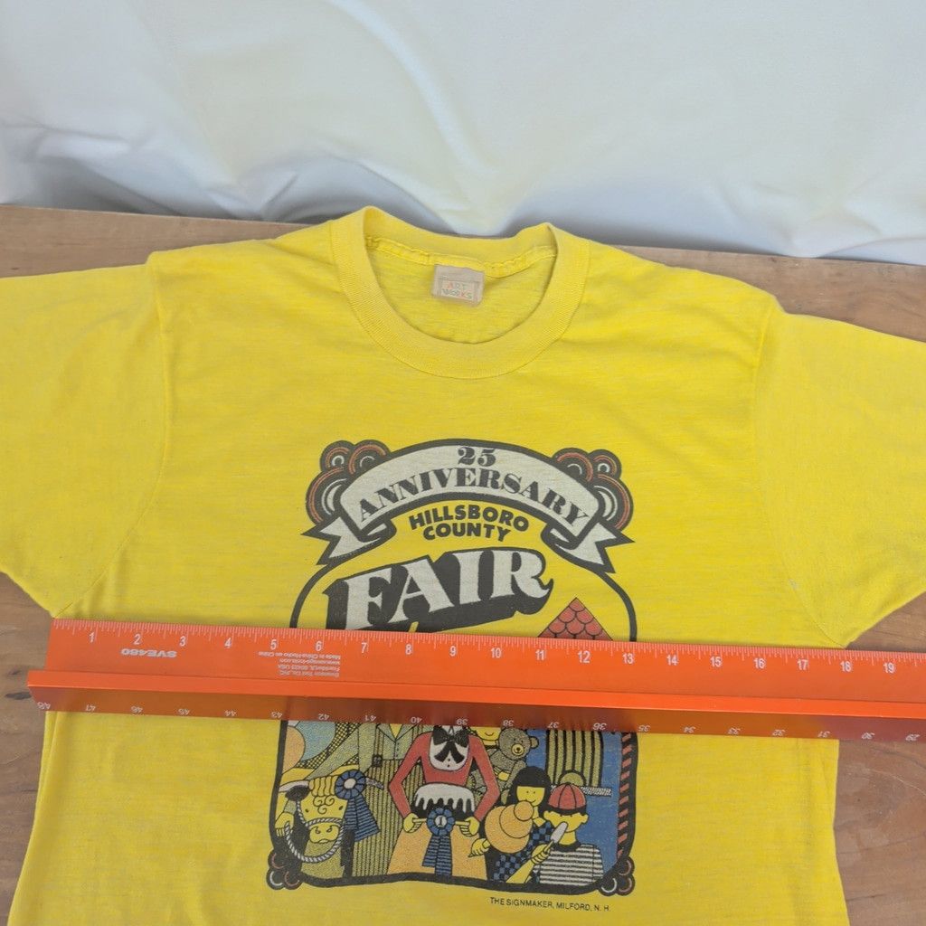Vintage 1982 Hillsboro, NH County Fair T-Shirt Size US M / EU 48-50 / 2 - 4 Thumbnail