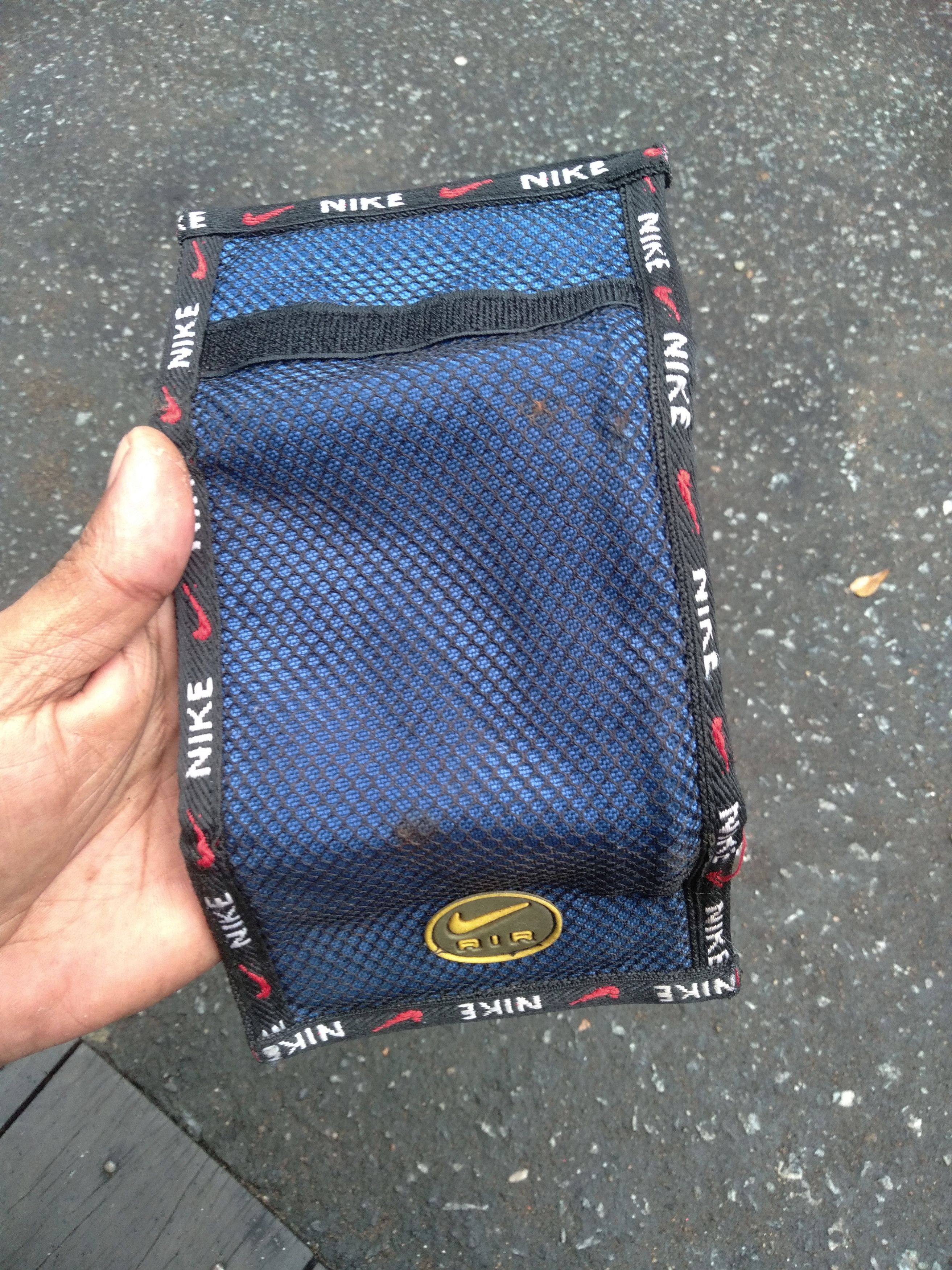 Nike Vintage Blue Navy Nike Wallet Size ONE SIZE - 3 Thumbnail