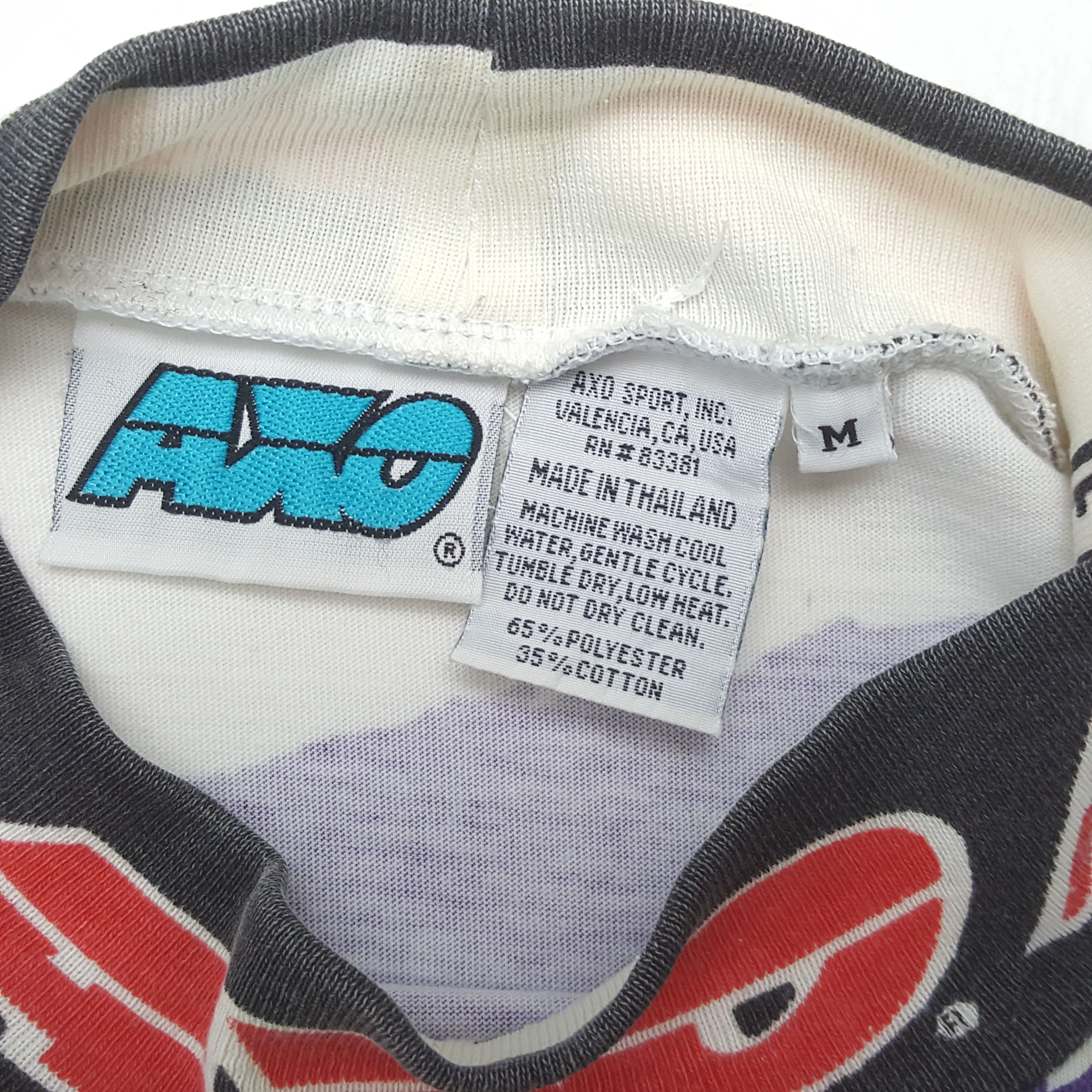 Vintage AXO POWER SPORTS Motocross Racing Style Tshirt C276N78 Size US L / EU 52-54 / 3 - 4 Thumbnail