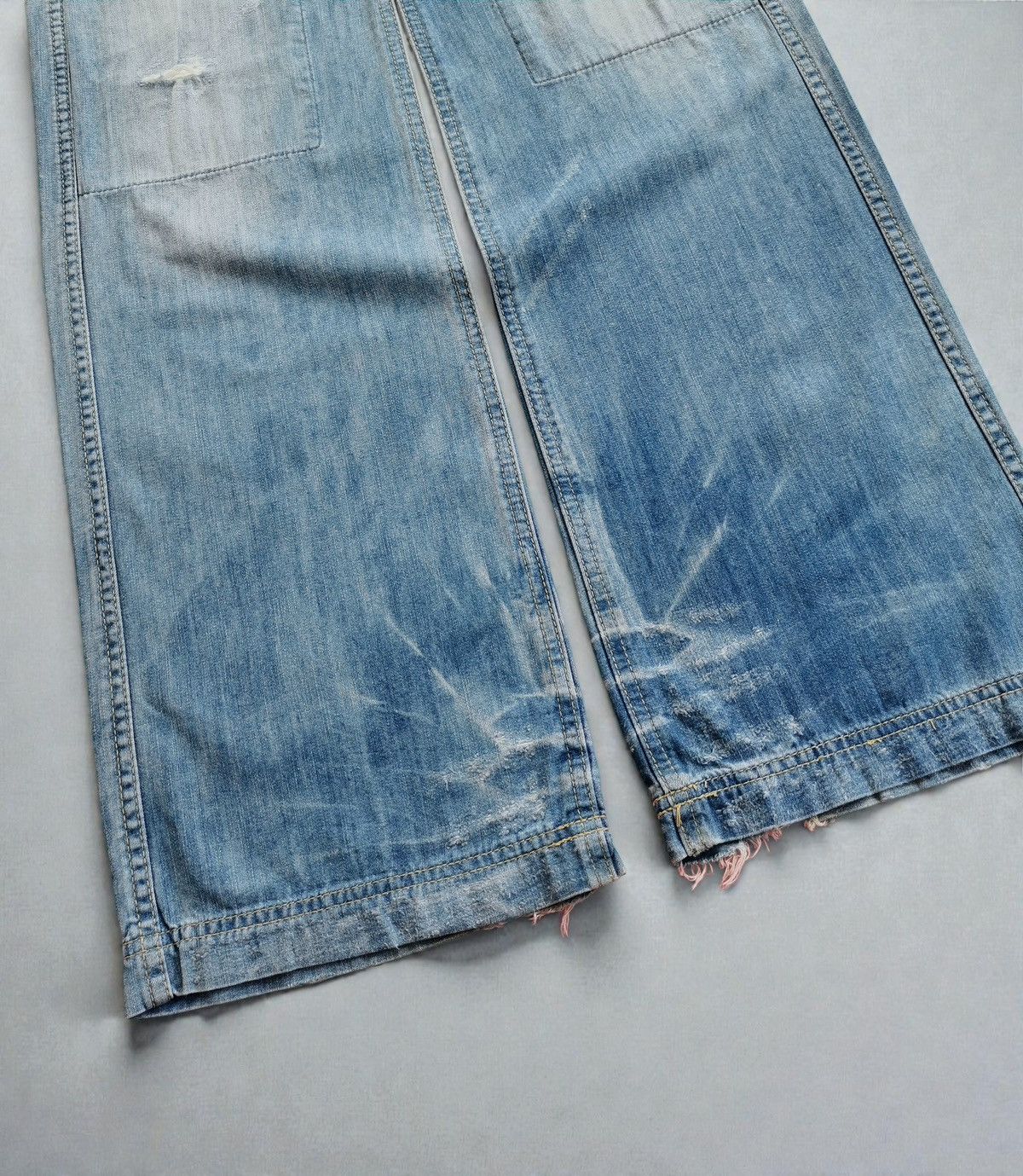 FCUK Cepo Baggy Wide Leg Carpenter Jeans STYLE FCUK Size US 27 - 4 Thumbnail