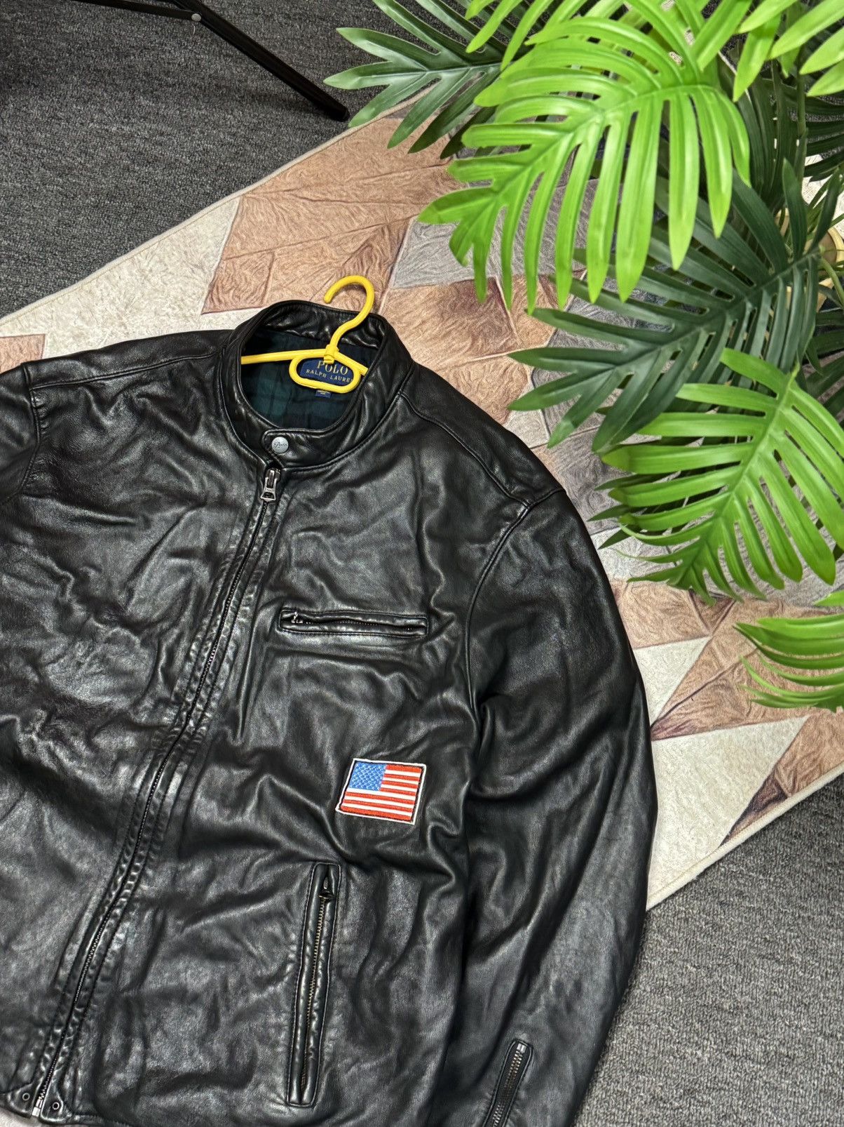 Polo Ralph Lauren Polo Ralph Lauren Leather Racer Moto Biker Jacket Size XXL Size US XXL / EU 58 / 5 - 25 Thumbnail