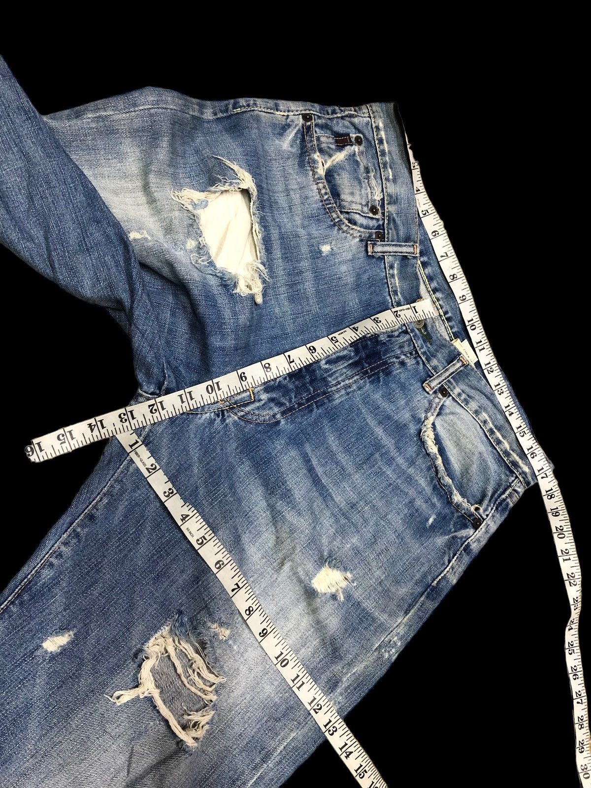 Abercrombie & Fitch A&F DISTRESSED DENIM Size US 34 / EU 50 - 11 Thumbnail
