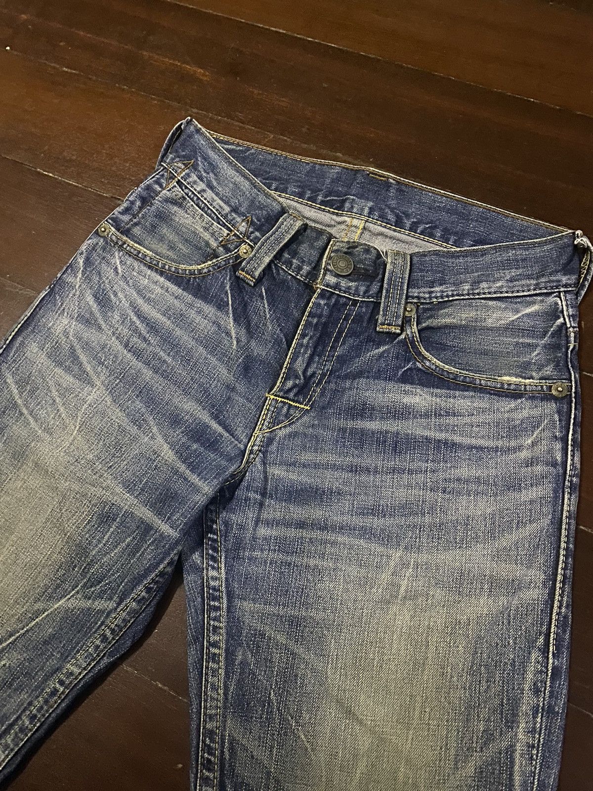 Levi's Fire 🔥 LEVIS 502 mud wash dirty distressed claw mark Size US 32 / EU 48 - 17 Thumbnail