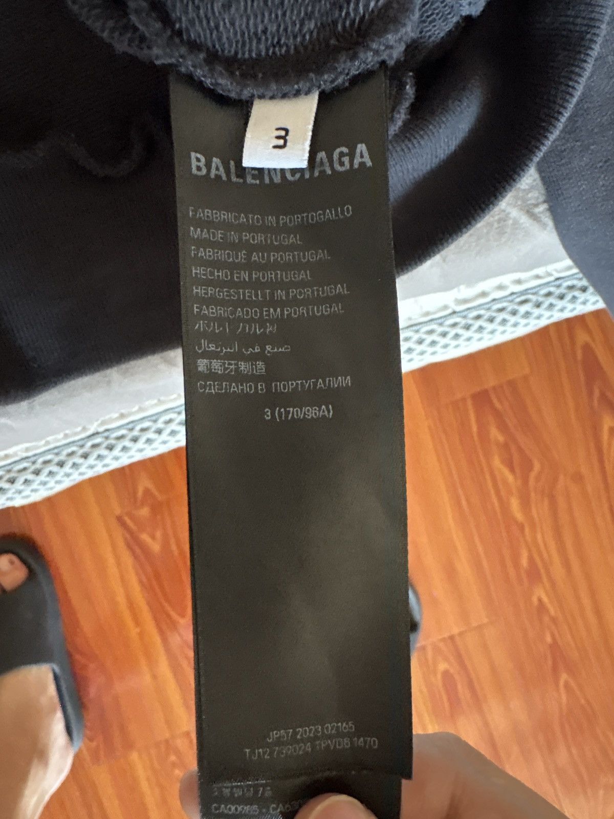 Balenciaga “Authentic Sports Apparel“Distressed Sweatshirts Size US L / EU 52-54 / 3 - 5 Thumbnail
