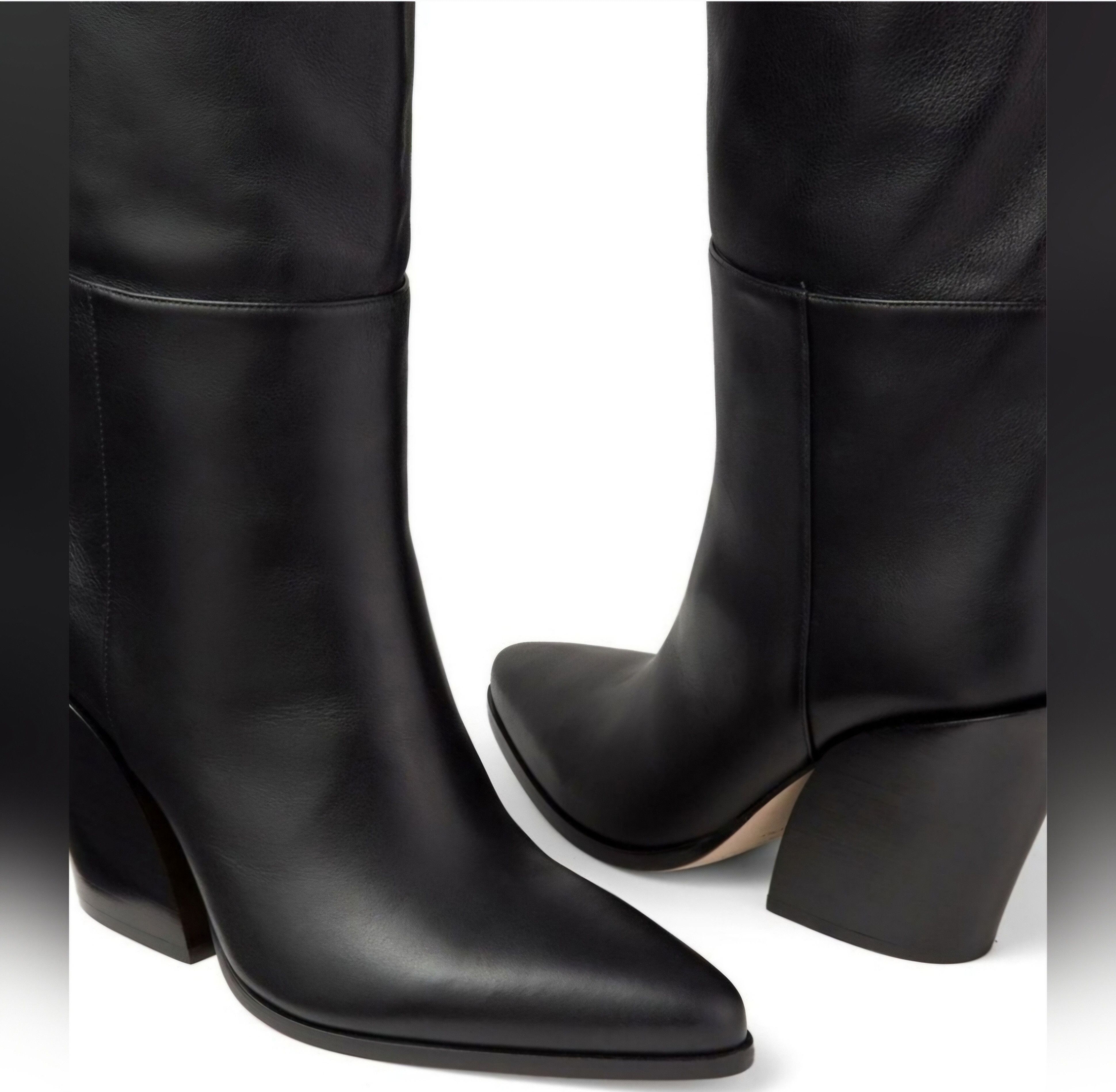 Jimmy Choo Jimmy Choo 100% Leather Maceo 85mm over-the-knee boots Size US 7 / IT 37 - 5 Thumbnail