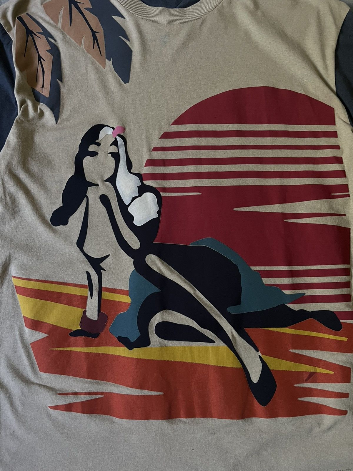 Prada Prada S/S 14 beach sunset T-shirt Size US M / EU 48-50 / 2 - 2 Thumbnail