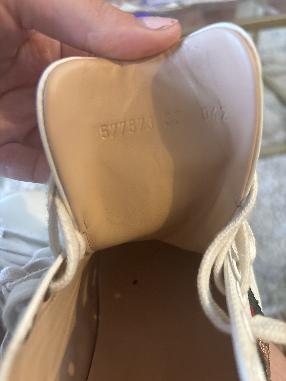 Gucci Gucci Ace Platform White Size US 8 / IT 38 - 5 Thumbnail