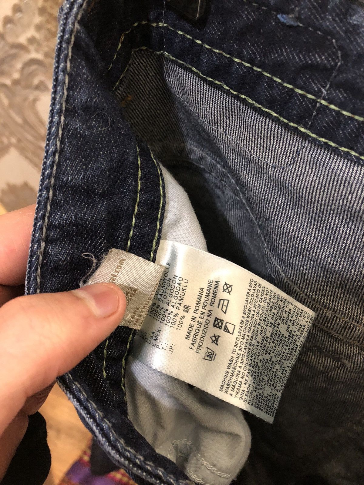 Diesel VINTAGE DIESEL INDUSTRY DENIM DIVISION JEANS CASUAL Y2K 90s Size US 30 / EU 46 - 6 Thumbnail