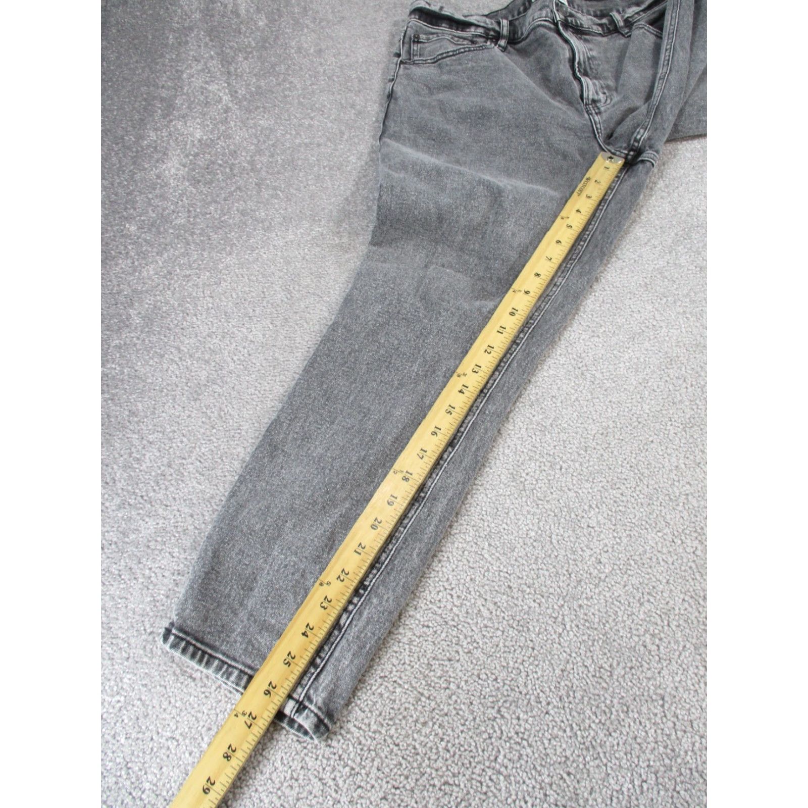 Abercrombie & Fitch Abercrombie & Fitch Jeans Womens 32 High Rise Skinny Gray Denim Womens Size 24" / US 00 / IT 34 - 4 Thumbnail