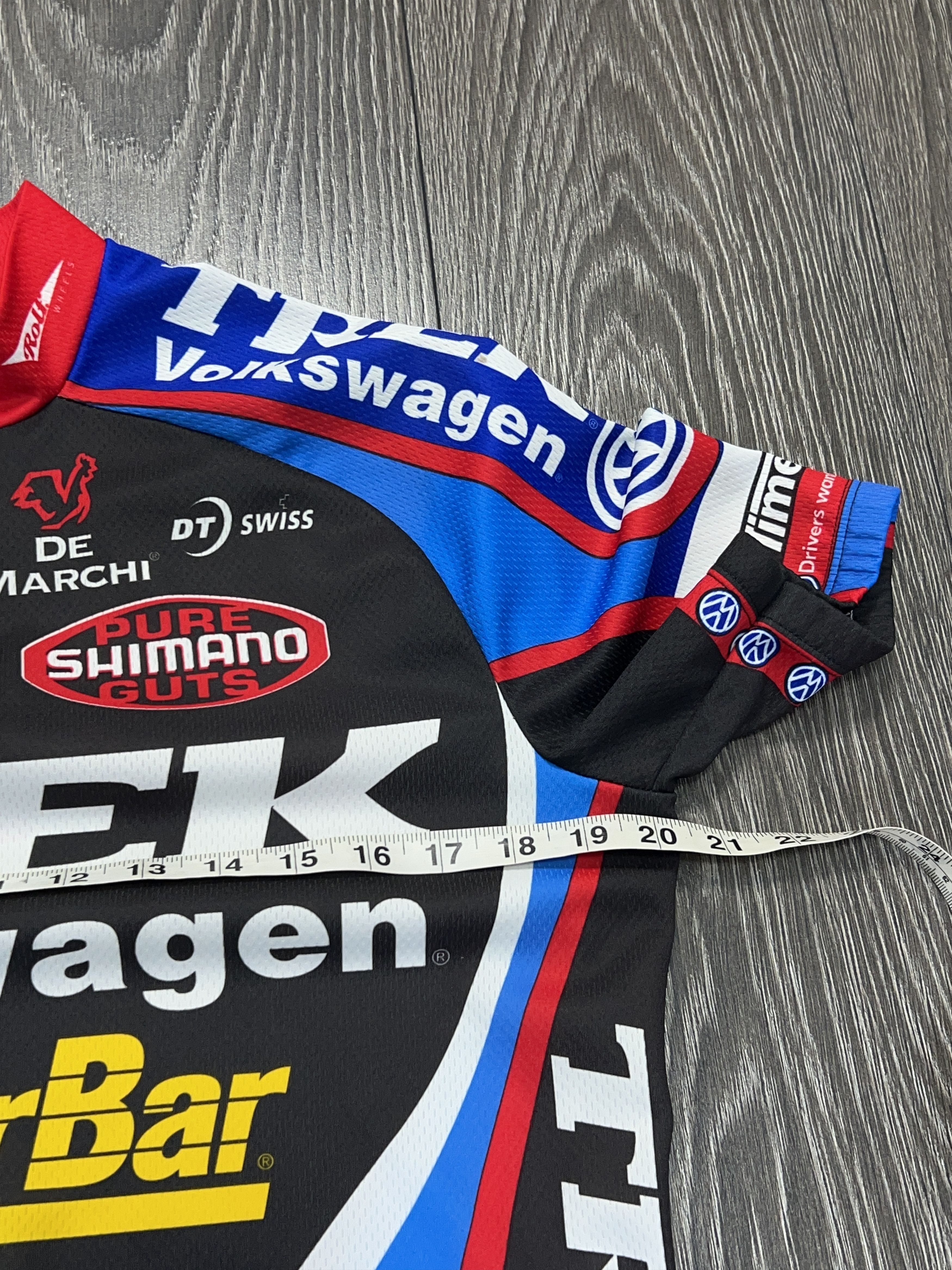 Vintage Trek Volkswagen Shimano De Marchi Cycling Jersey Shirt Size US M / EU 48-50 / 2 - 7 Thumbnail